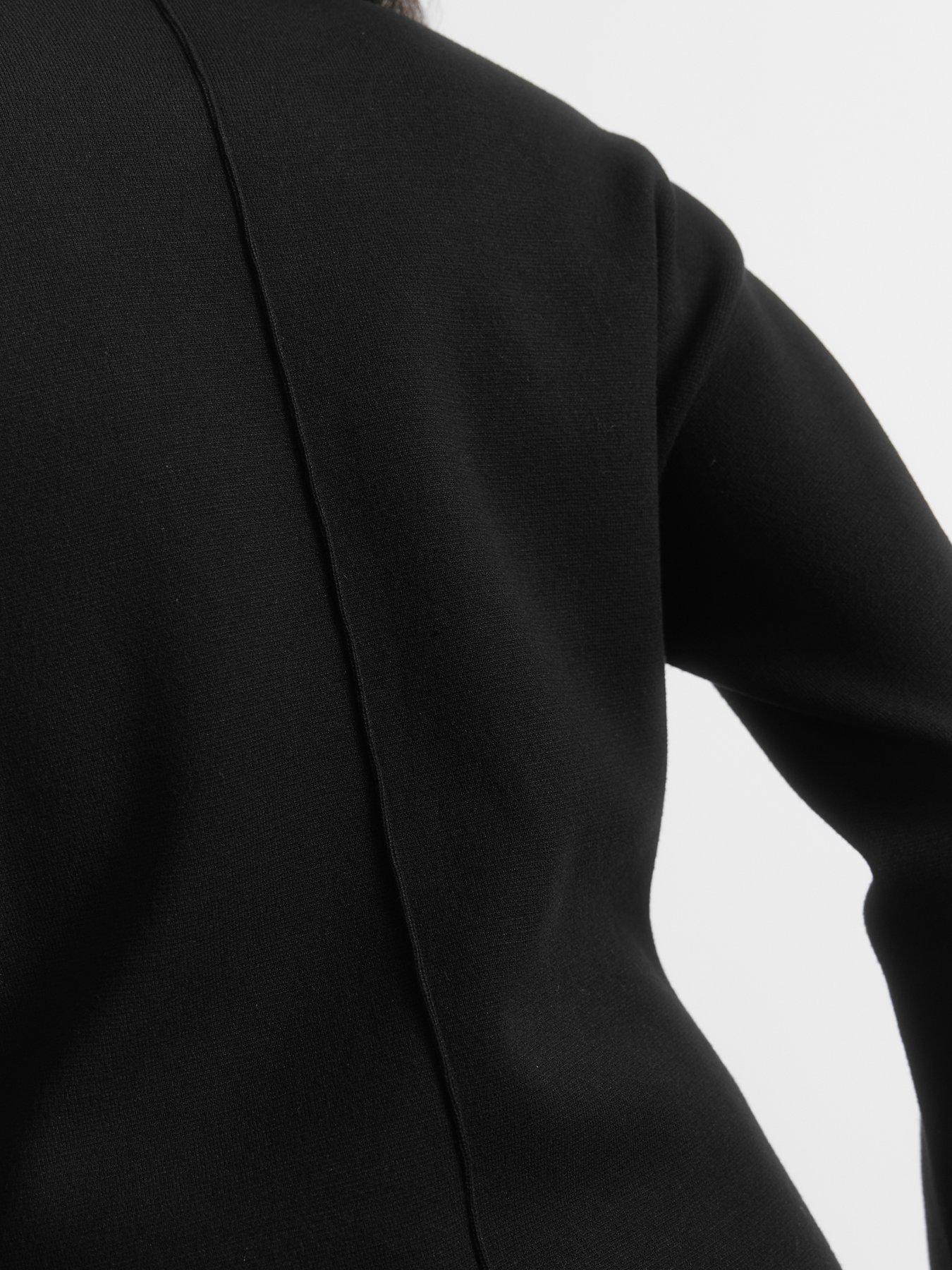  image of albaray-cocoon-jumper-black