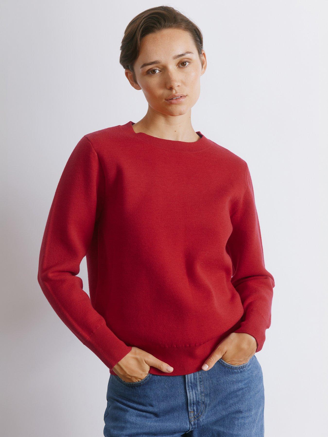 Albaray Knitted Sweatshirt - Red