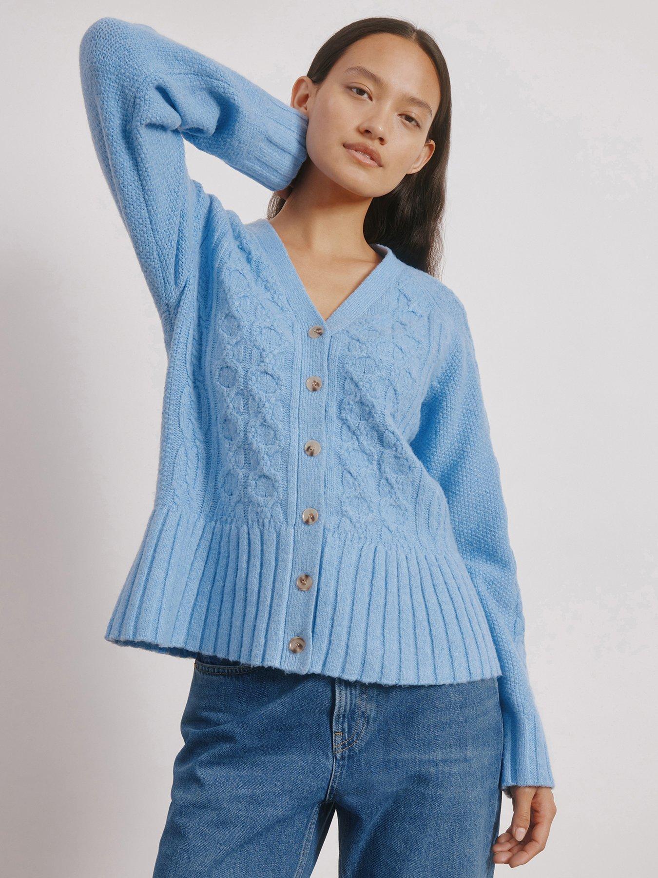 albaray-cable-peplum-cardi-blue