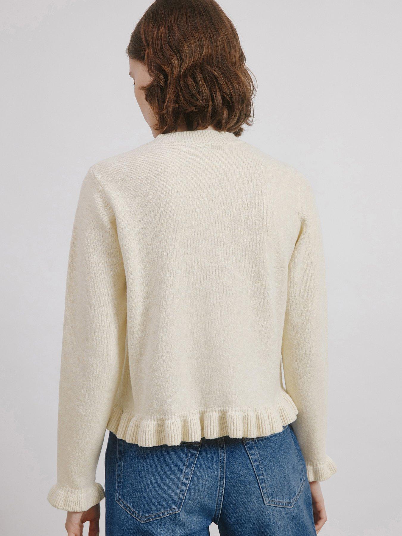 Image 2 of 4 of Albaray Frill Multi Button Cardigan