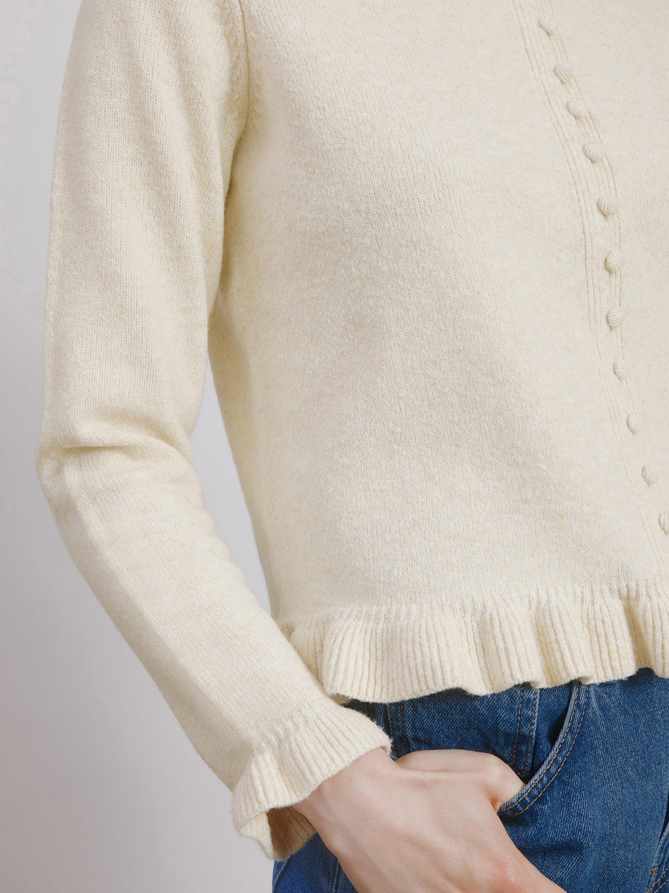 Image 3 of 4 of Albaray Frill Multi Button Cardigan