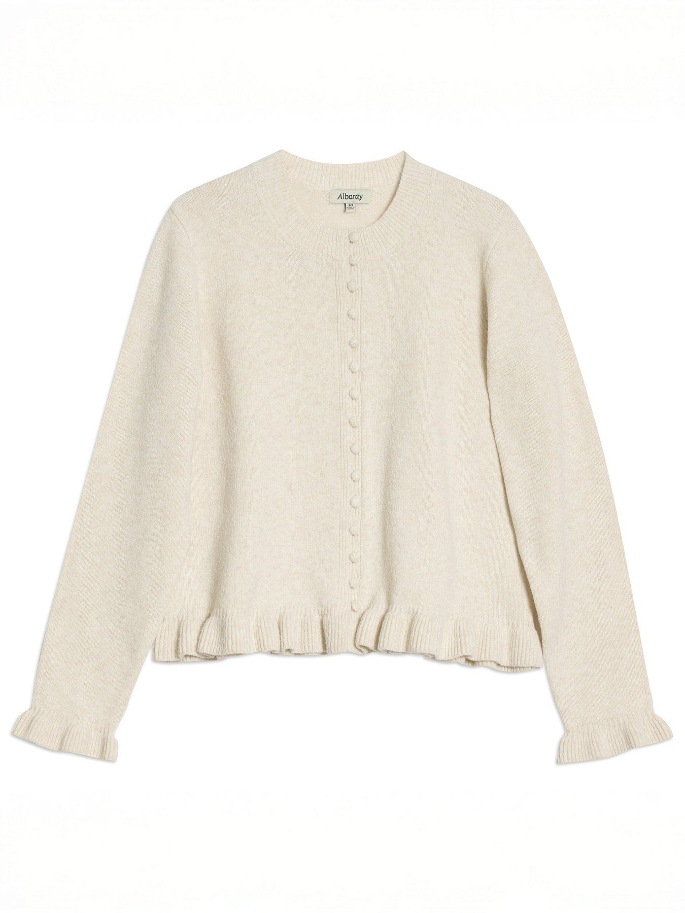 Image 4 of 4 of Albaray Frill Multi Button Cardigan