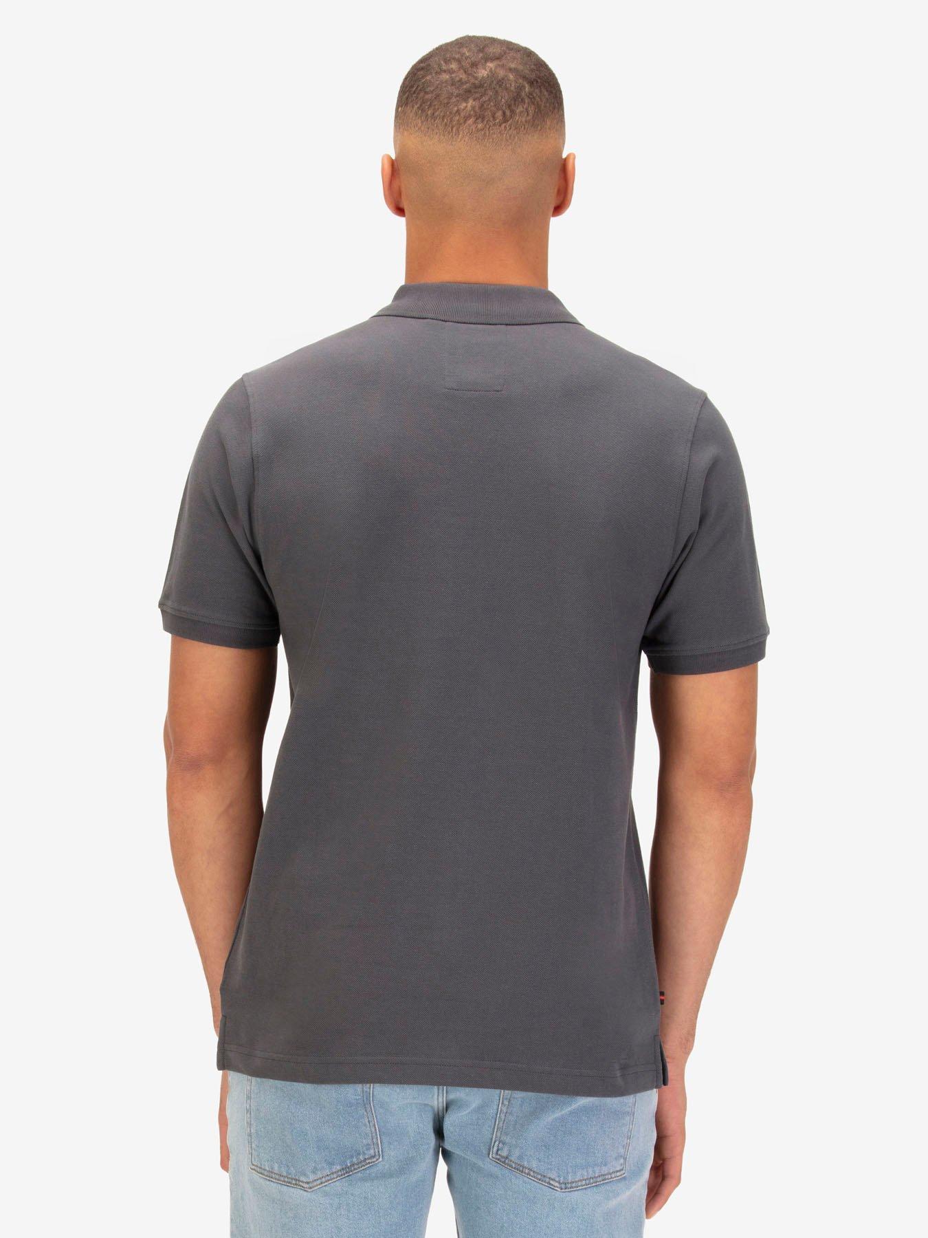  image of luke-1977-new-mead-sport-short-sleeve-polo-grey