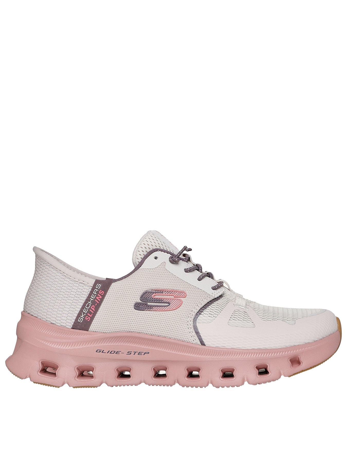 skechers-glide-step-pro-bungee-lace-slip-ins-trainer-taupe-mesh