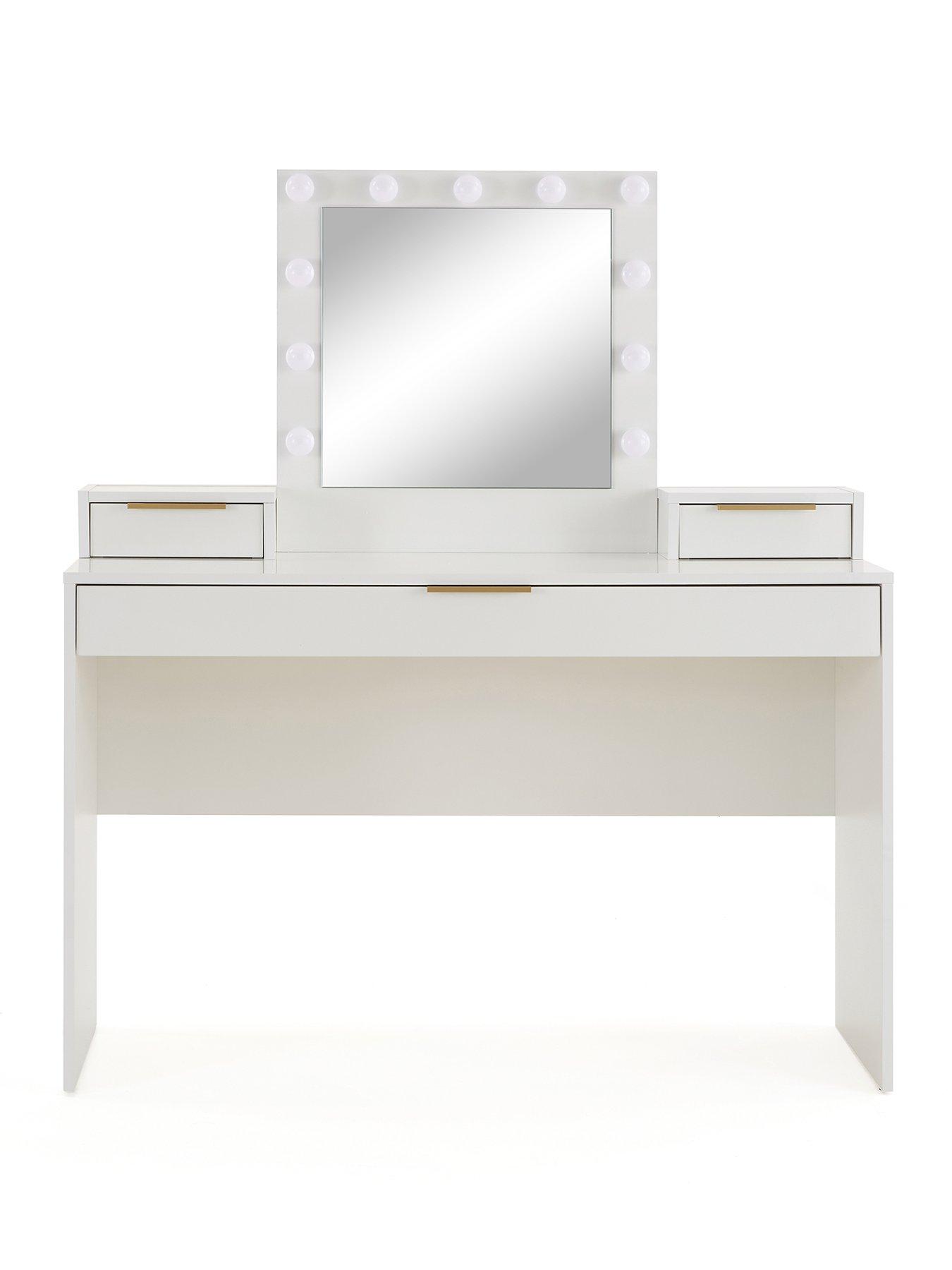  image of very-home-bessy-gloss-dressing-table-with-mirrornbsp--white-fscreg-certified