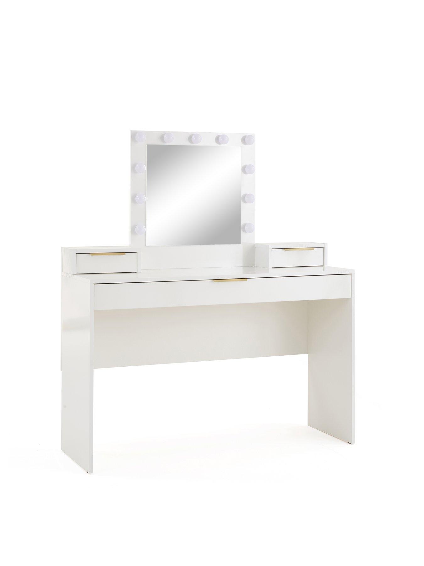  image of very-home-bessy-gloss-dressing-table-with-mirrornbsp--white-fscreg-certified
