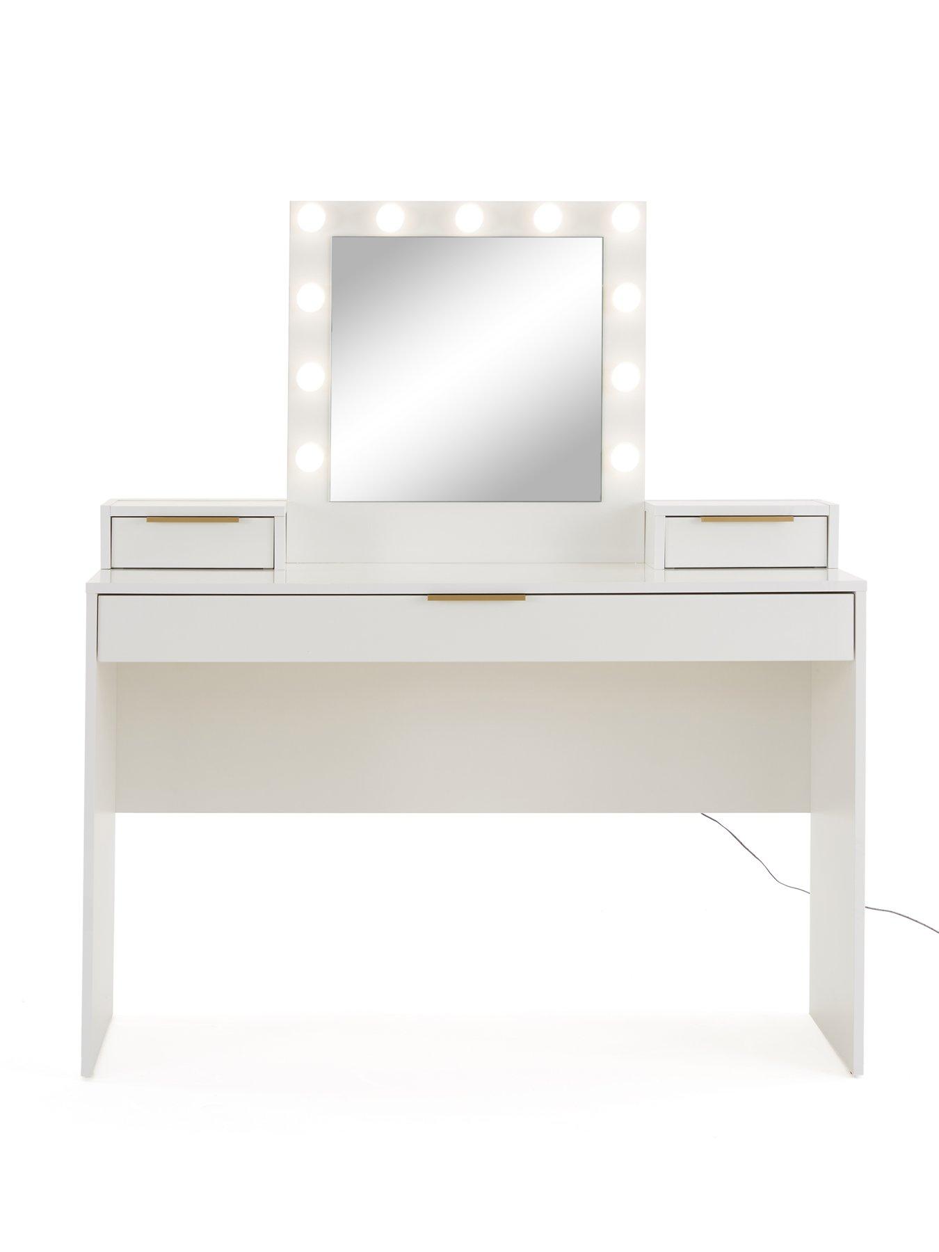 image of very-home-bessy-gloss-dressing-table-with-mirrornbsp--white-fscreg-certified