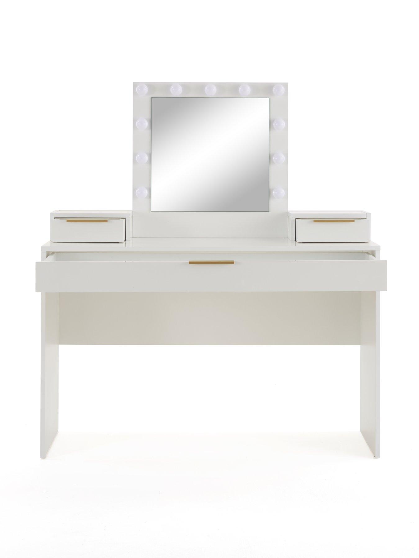  image of very-home-bessy-gloss-dressing-table-with-mirrornbsp--white-fscreg-certified