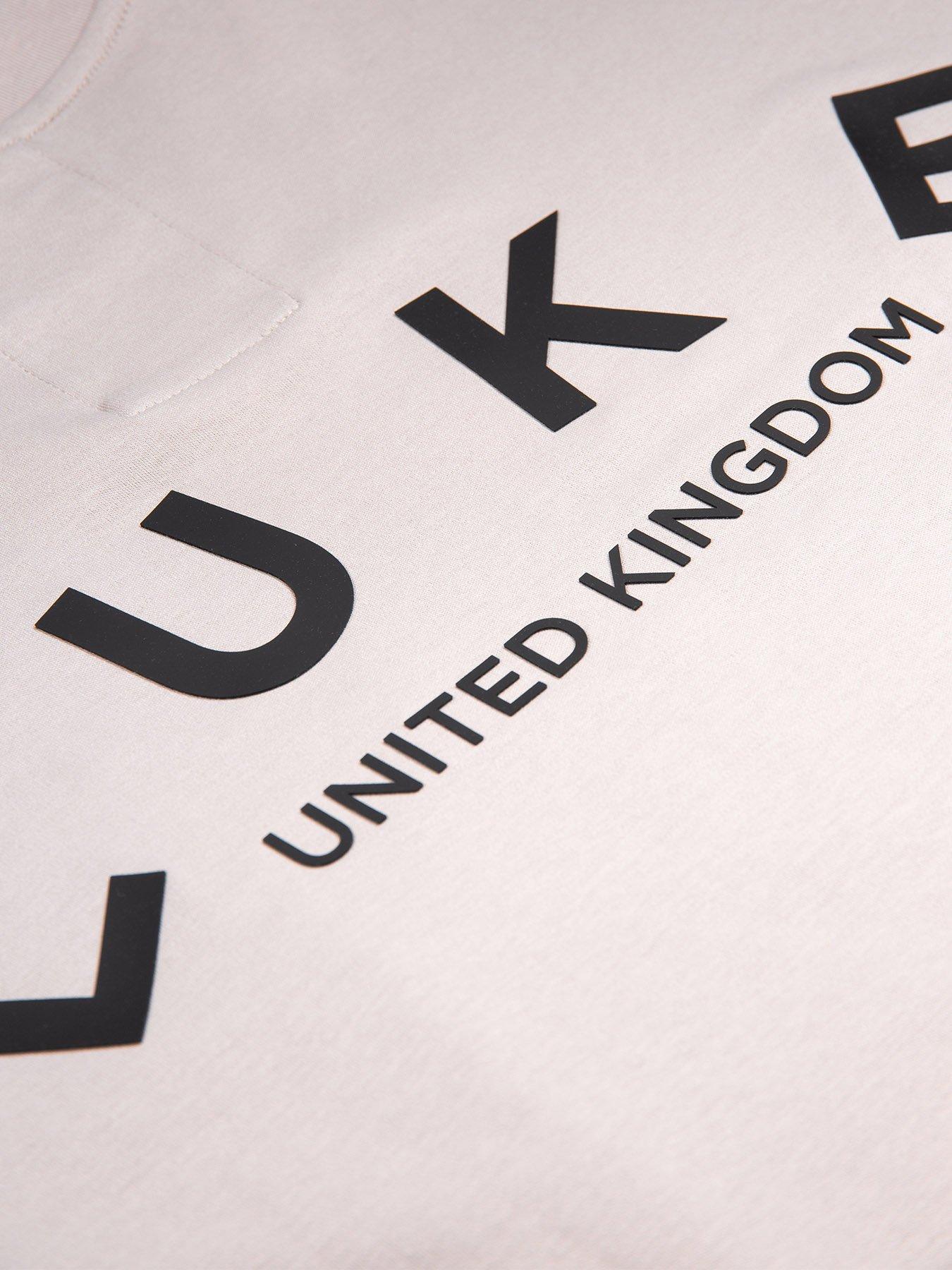 Image 6 of 6 of Luke 1977 Luxembourg Back Graphic T-shirt - Grey