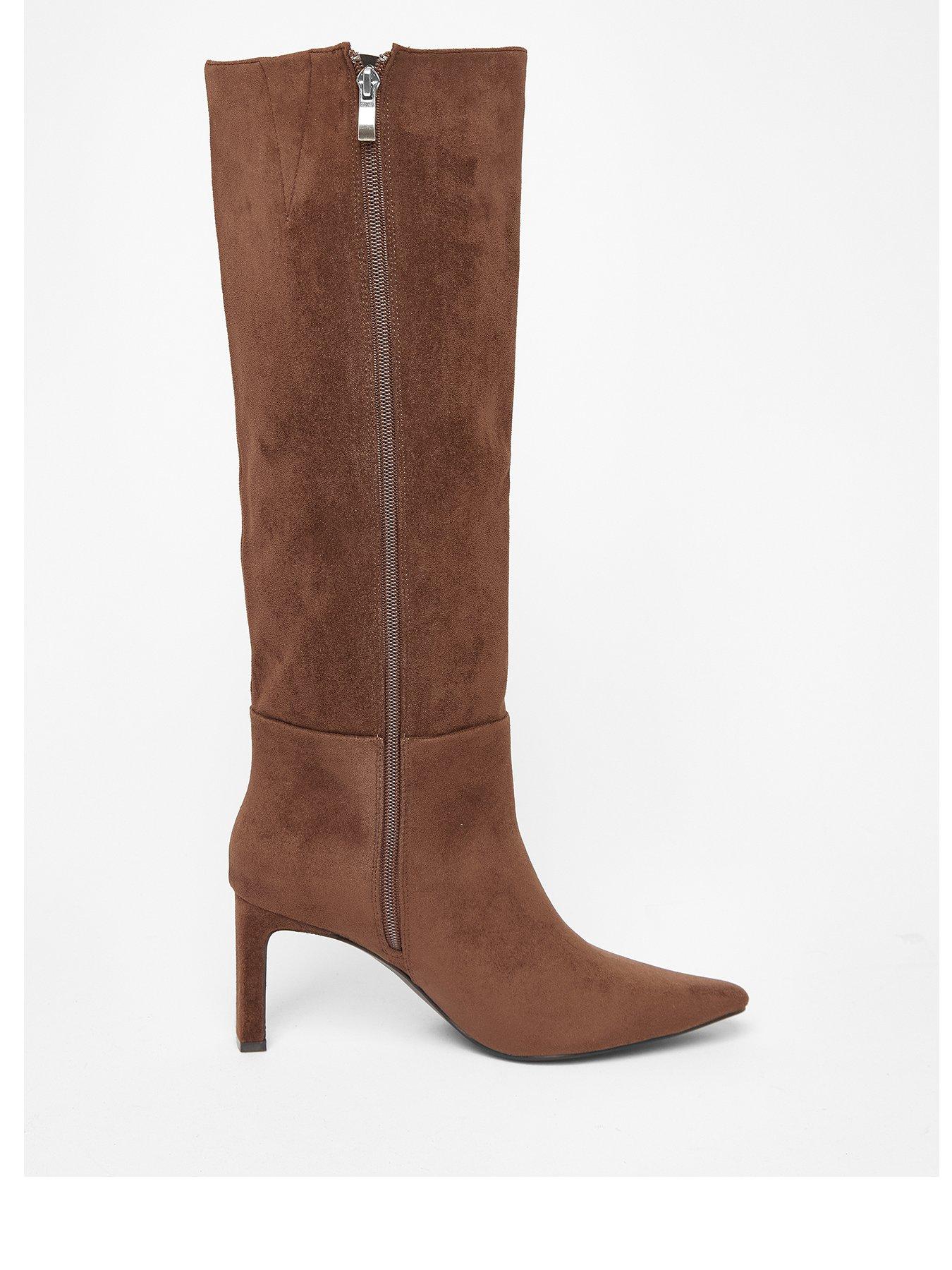 undefined Brown Knee High Boots