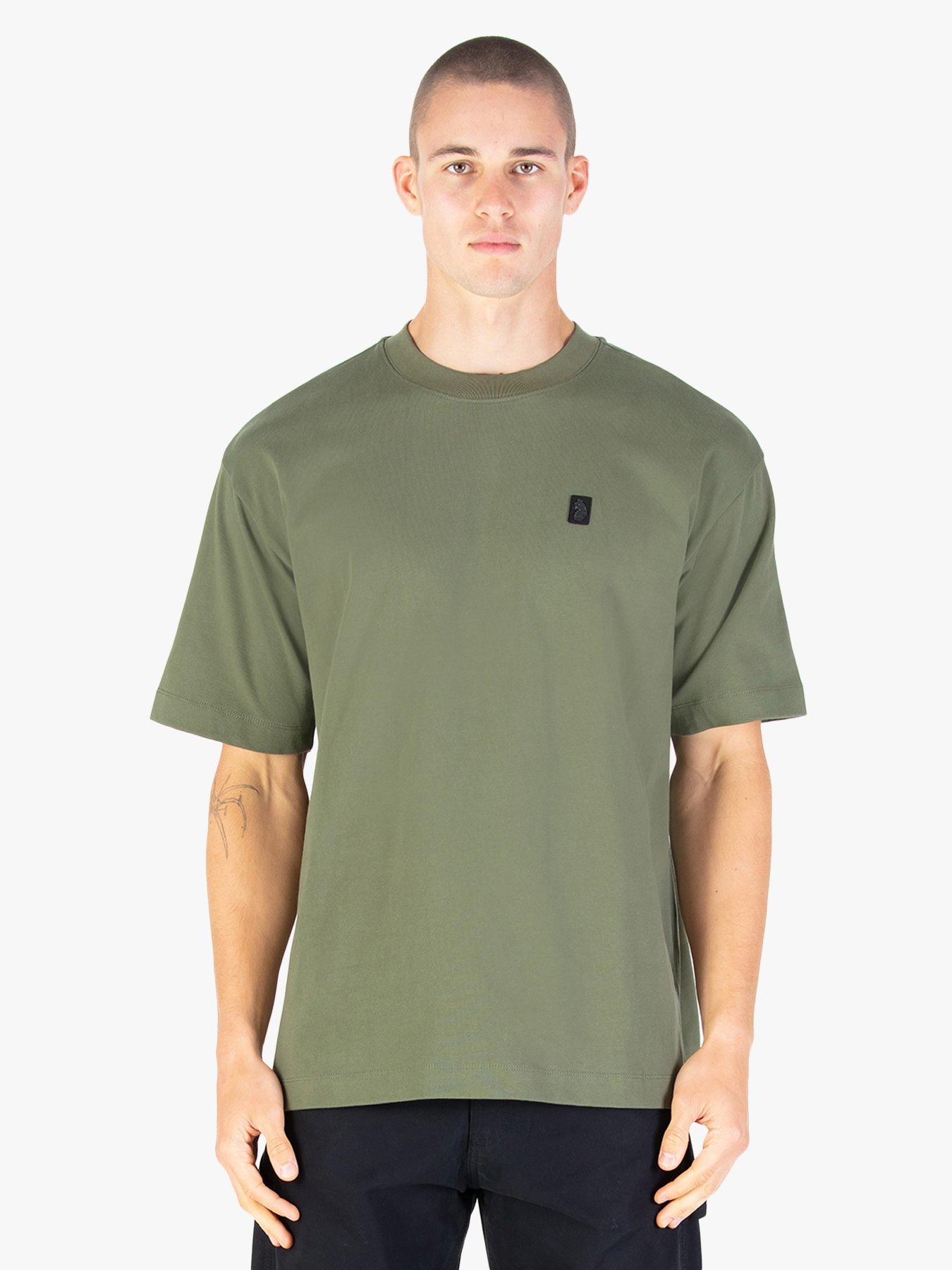 Image 1 of 6 of Luke 1977 Clarke Crew T-shirt - Khaki