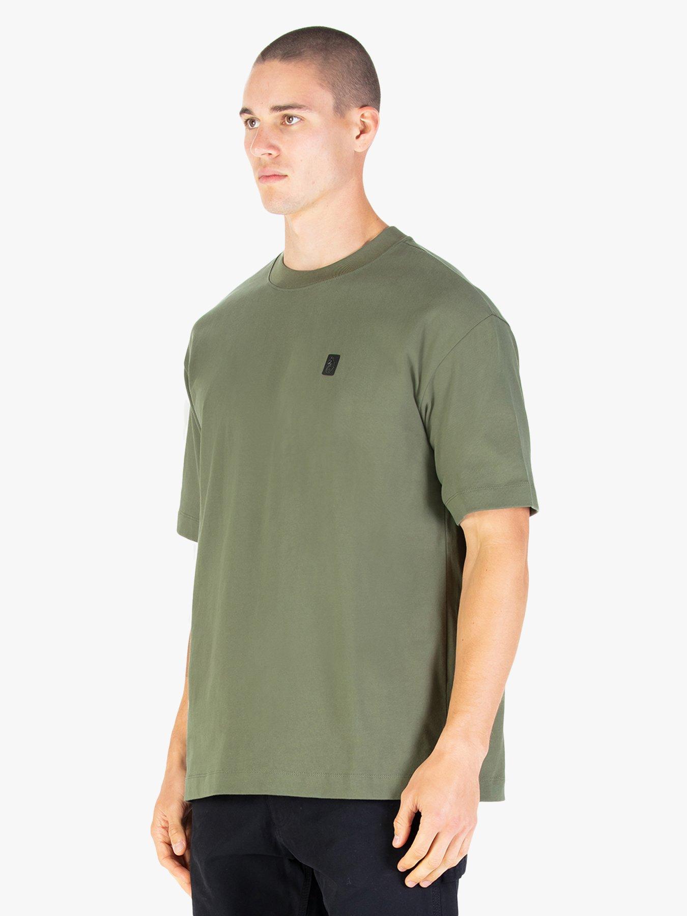 Image 3 of 6 of Luke 1977 Clarke Crew T-shirt - Khaki