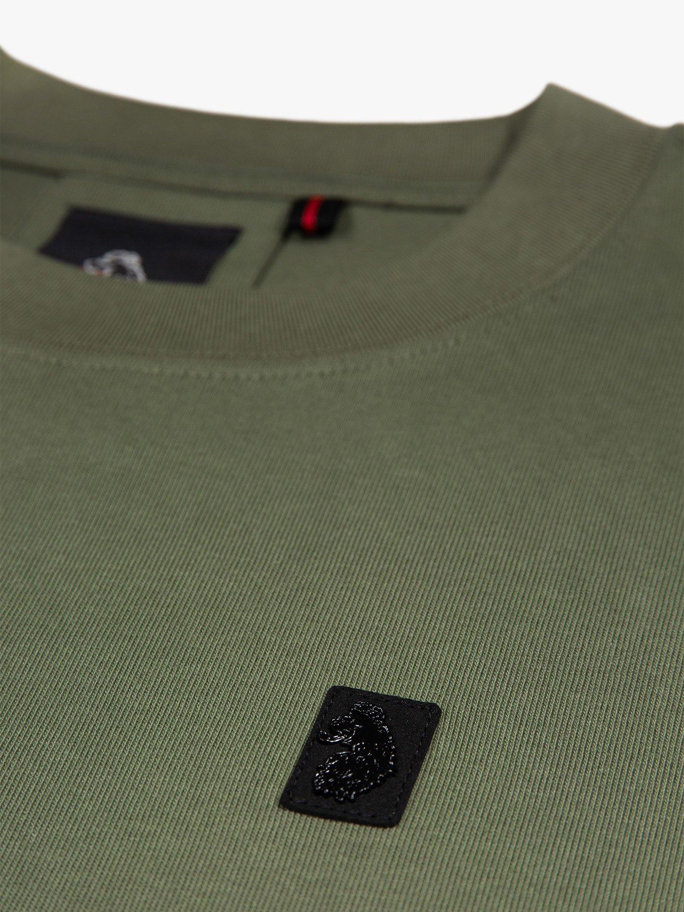 Image 6 of 6 of Luke 1977 Clarke Crew T-shirt - Khaki