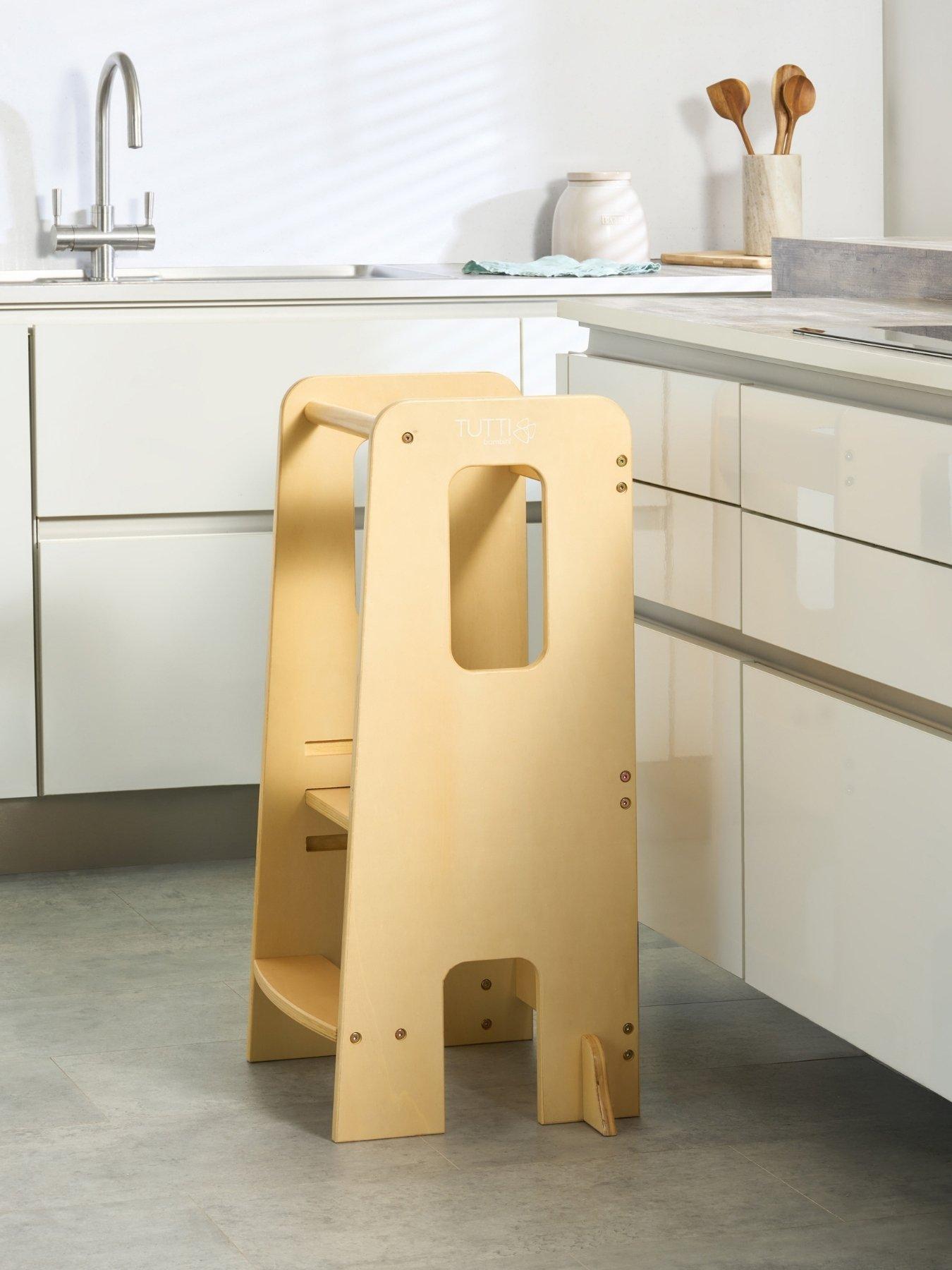 Tutti Bambini Helping Hands Montessori Toddler Learning Tower - Natural