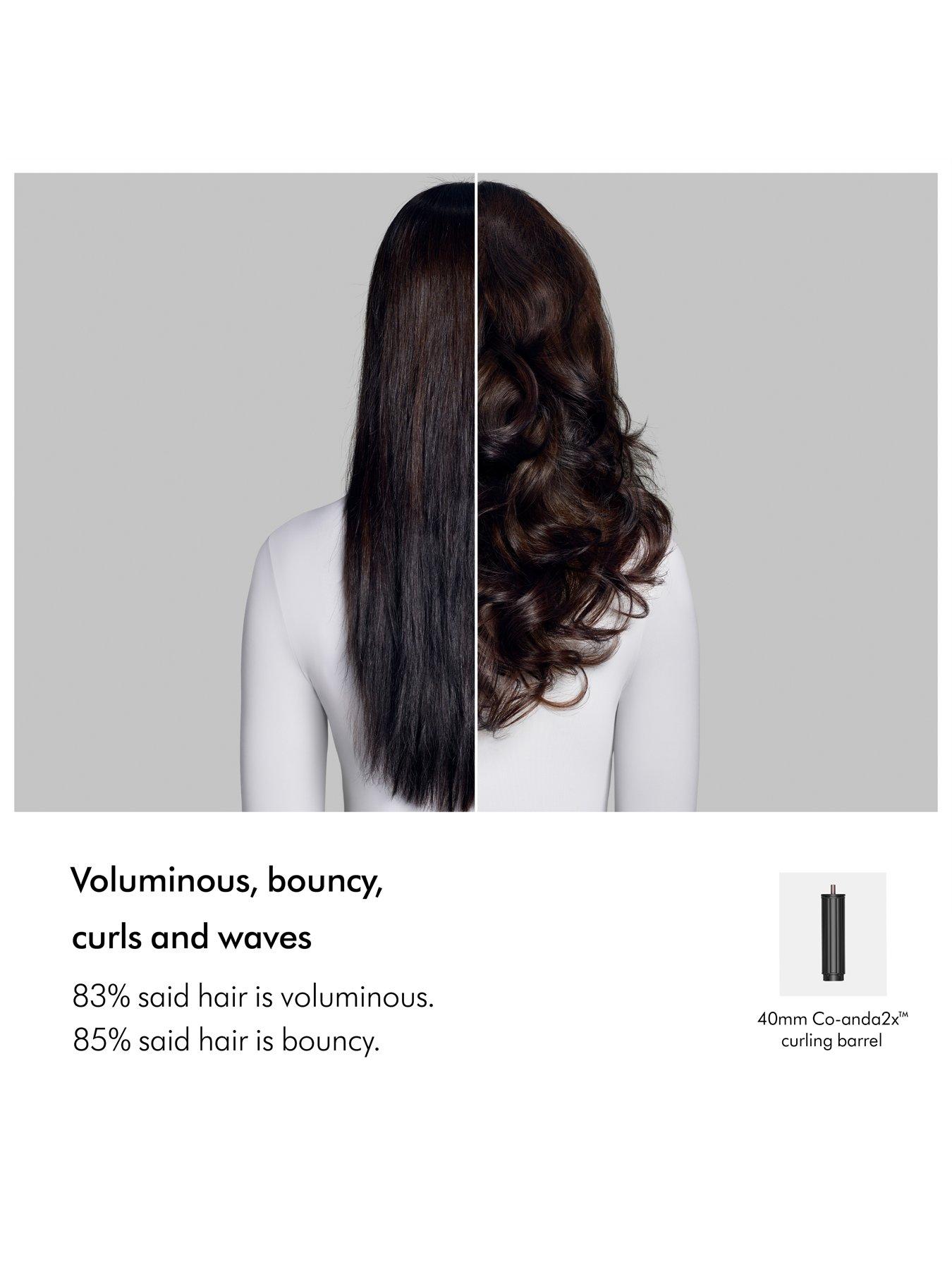 Image 4 of 7 of Dyson Airwrap Co-anda2x&trade; multi-styler and dryer for Straight &amp; Wavy hair, Better curling, Faster drying, Straighter styles (Amber Silk)