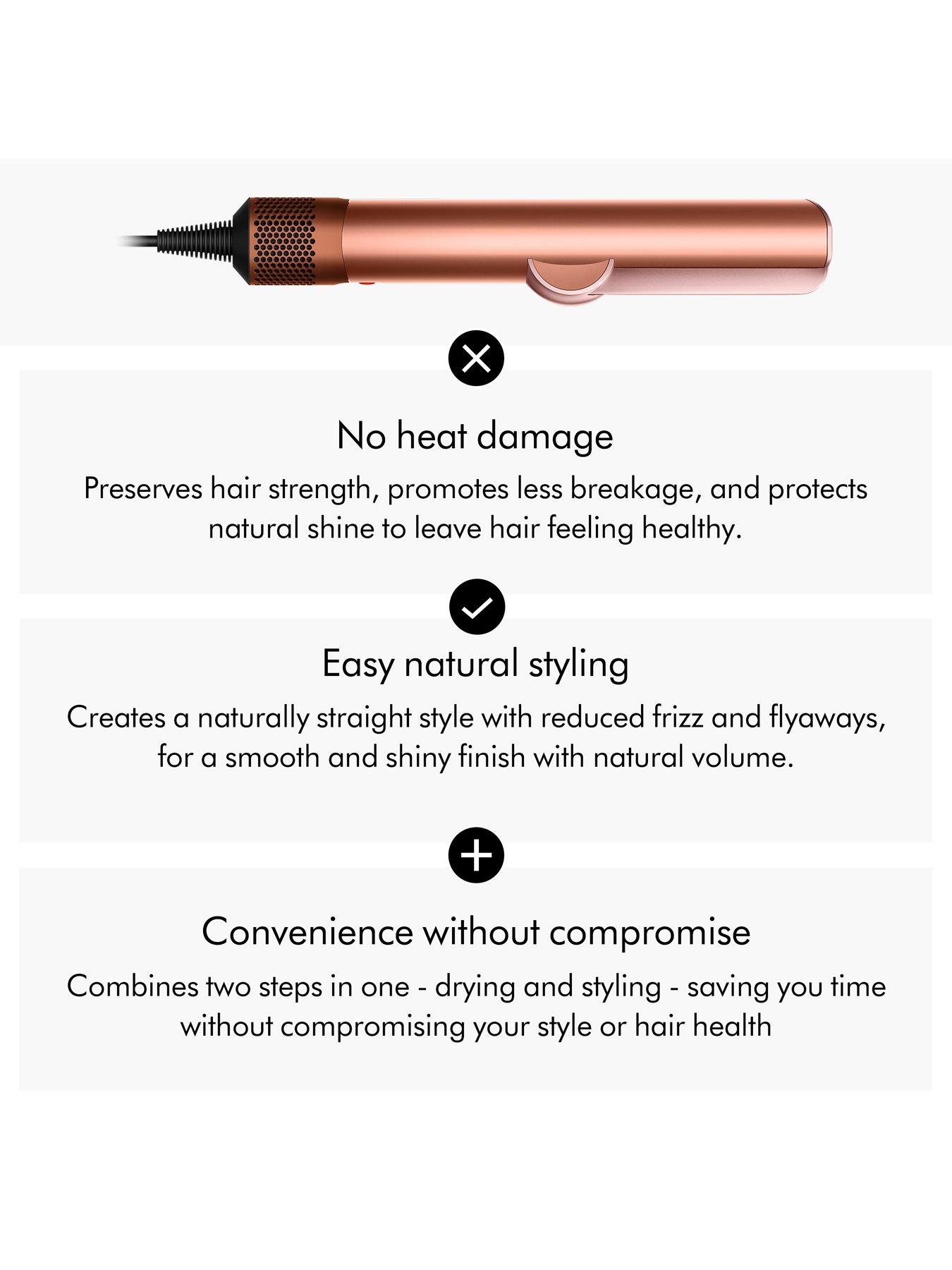 Image 2 of 8 of Dyson Airstrait&trade; Wet to Dry Hair Straightener in&nbsp;Amber Silk