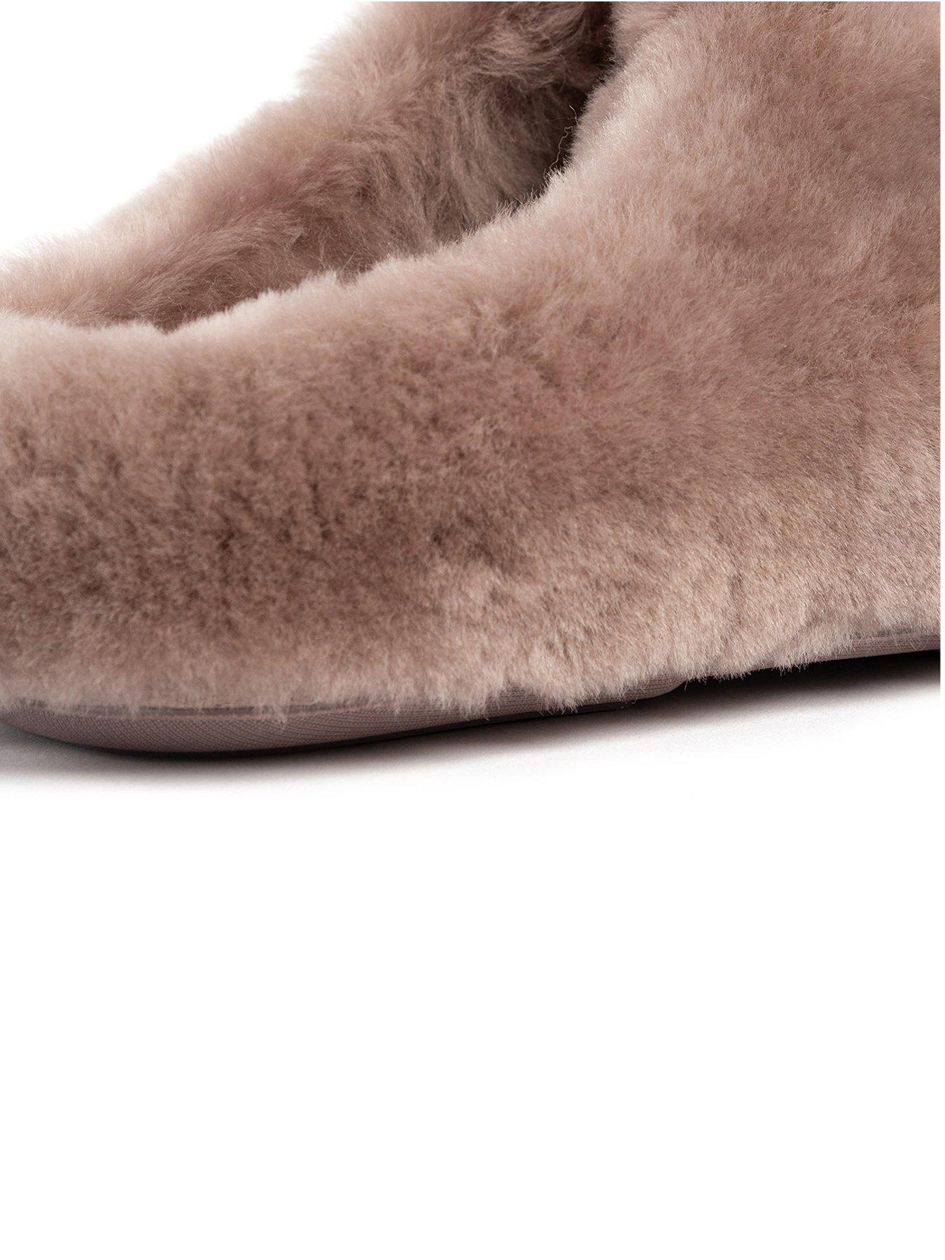 Image 5 of 5 of Just Sheepskin Ladies Louise Sheepskin Slipper - Coffee