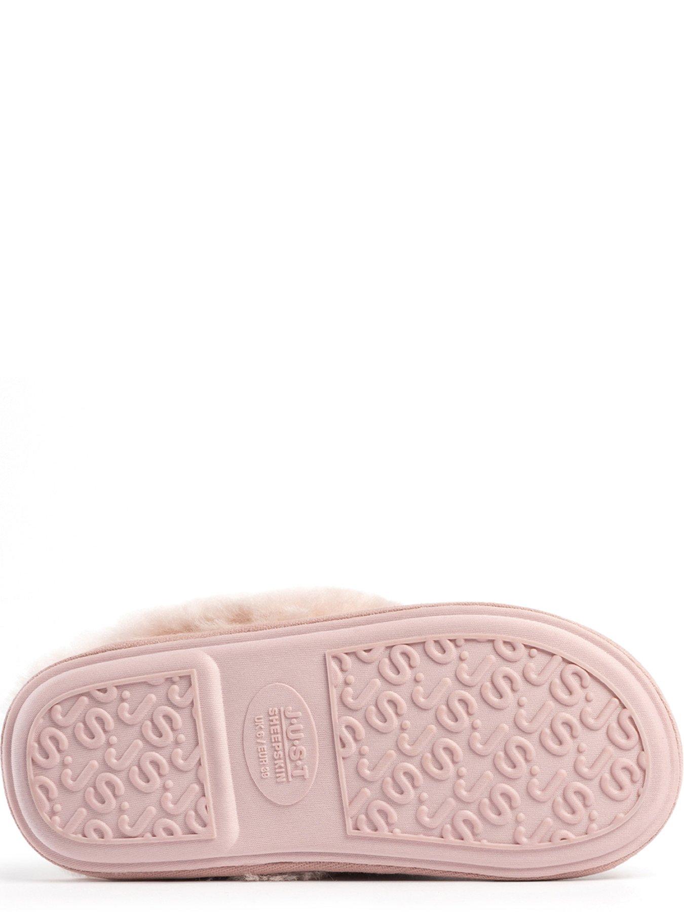 Image 3 of 5 of Just Sheepskin Ladies Duchess Sheepskin Slipper - Pink