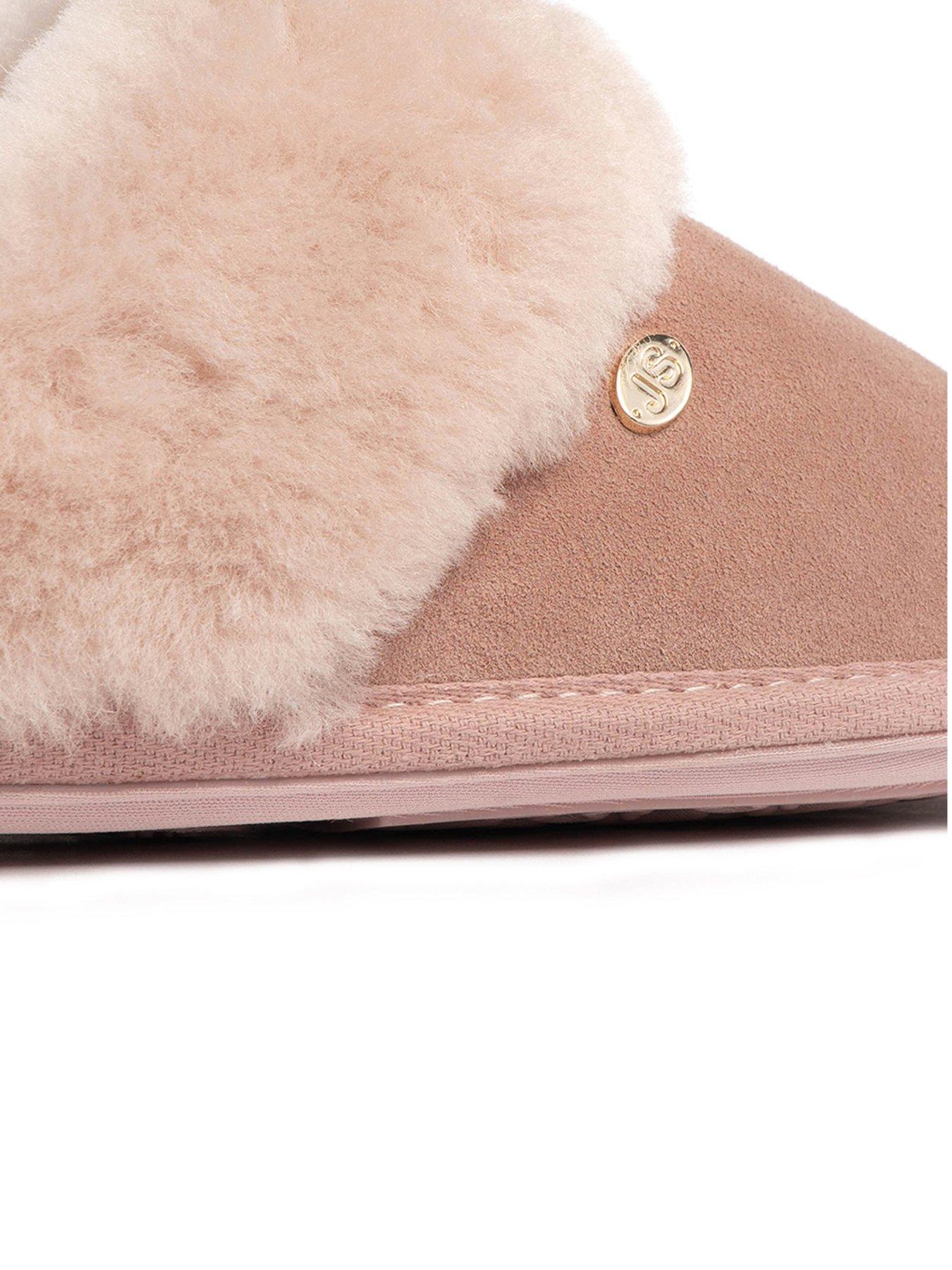 Image 5 of 5 of Just Sheepskin Ladies Duchess Sheepskin Slipper - Pink