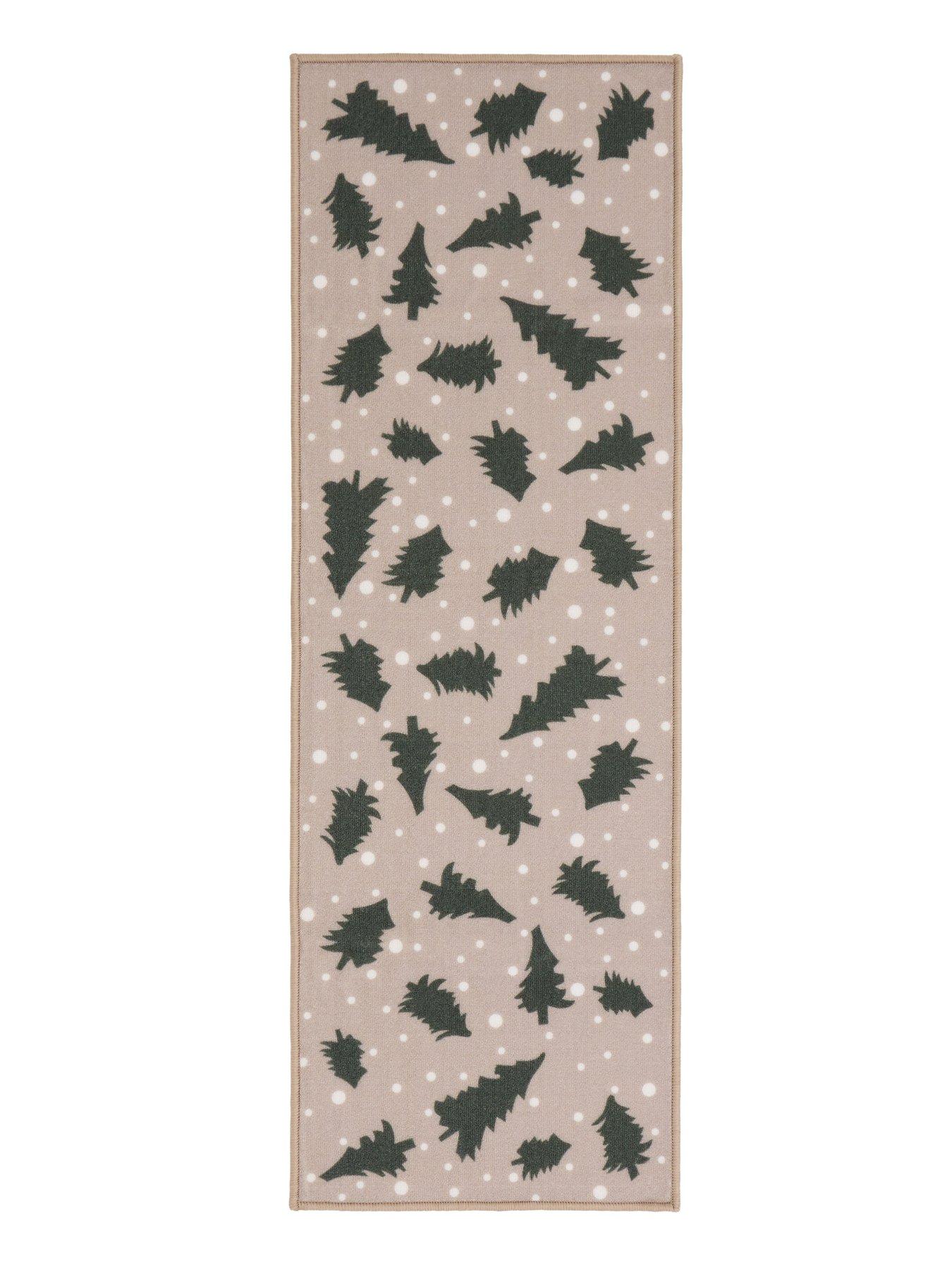 Image 3 of 3 of Very Home Merry Christmas Tree Doormat and Runner Set 40x60/50x150cm - Beige