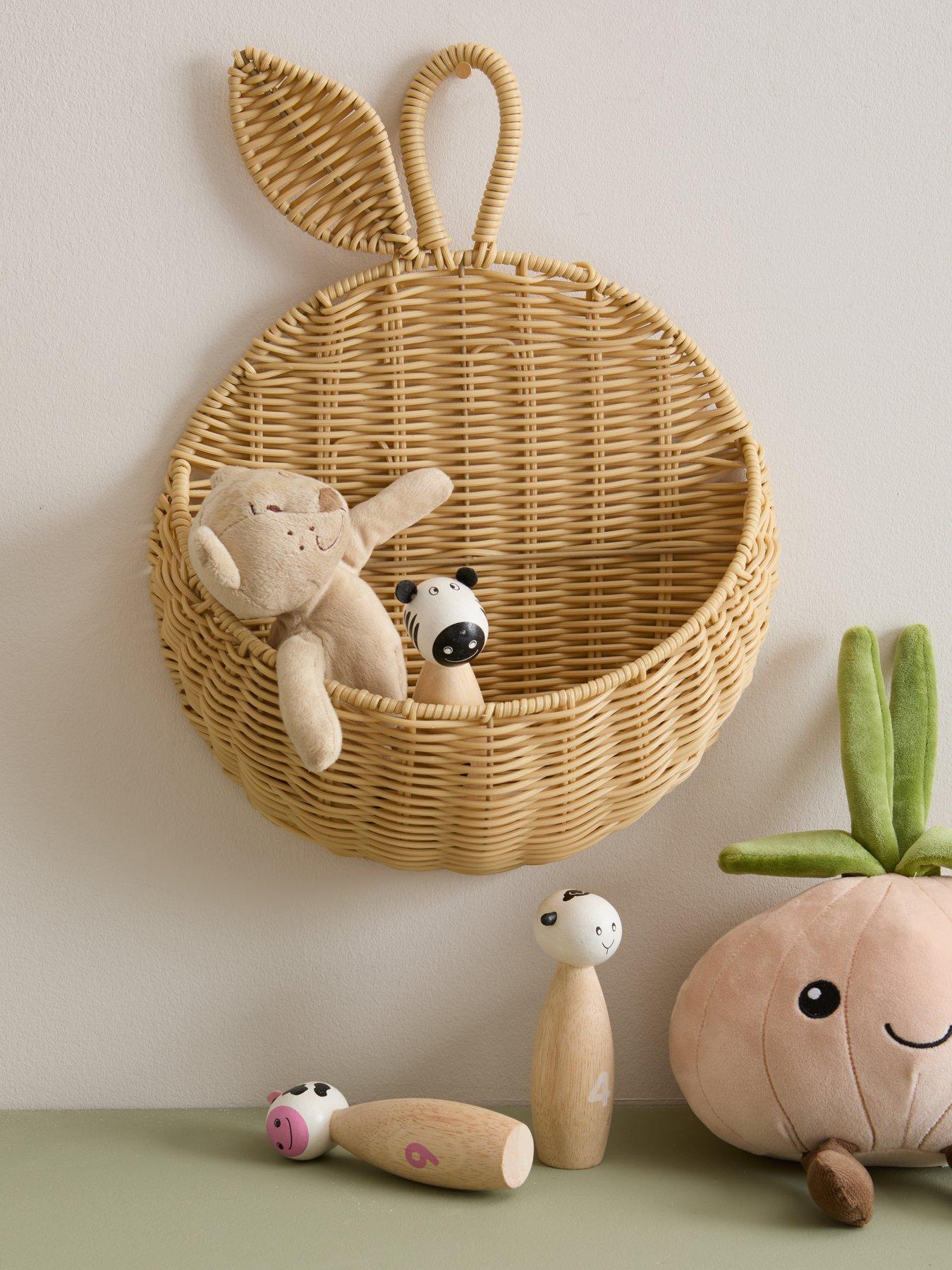 Image 1 of 5 of The Very Collection Orange Hanging Wall Basket