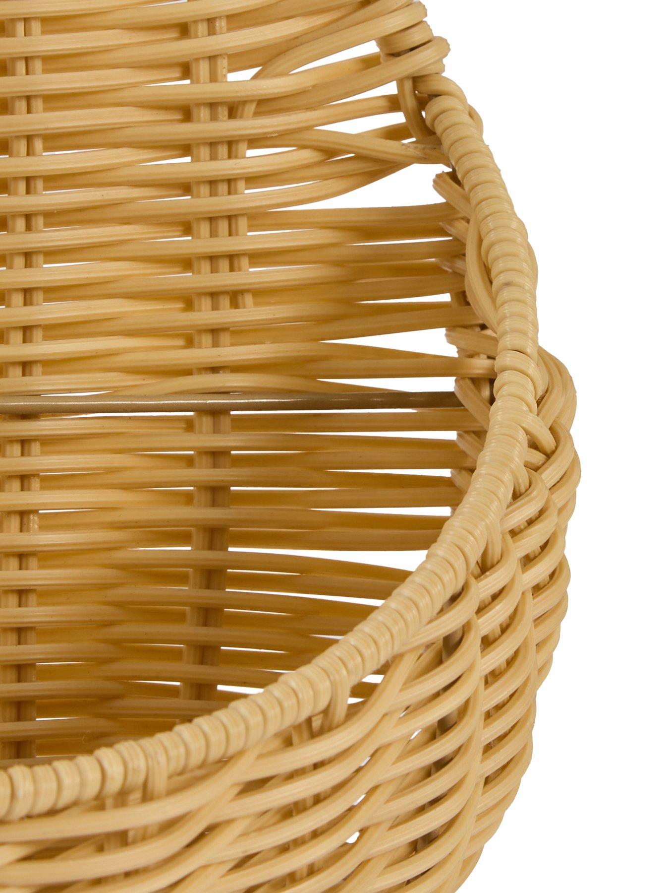  image of the-very-collection-orange-hanging-wall-basket