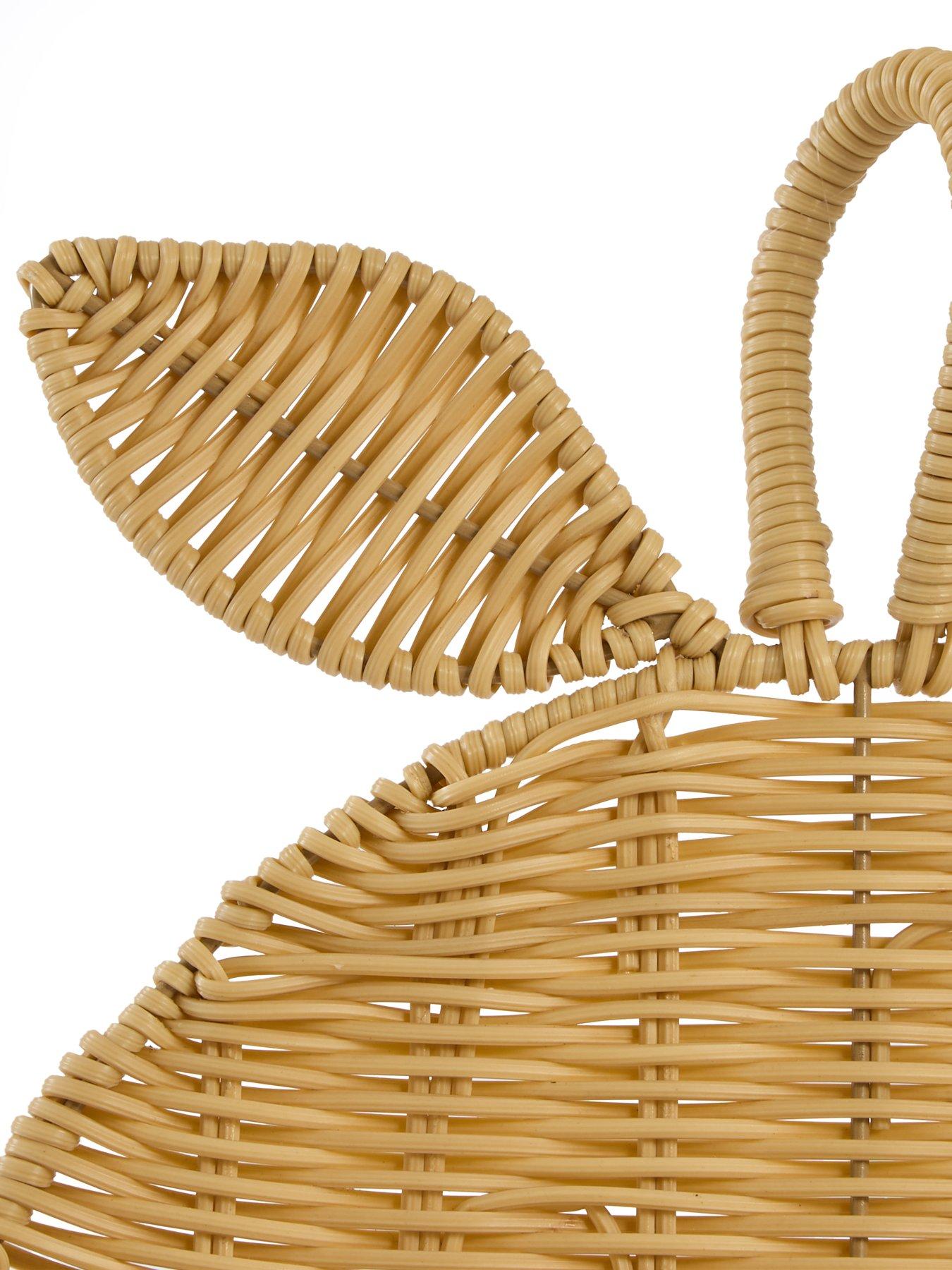  image of the-very-collection-orange-hanging-wall-basket