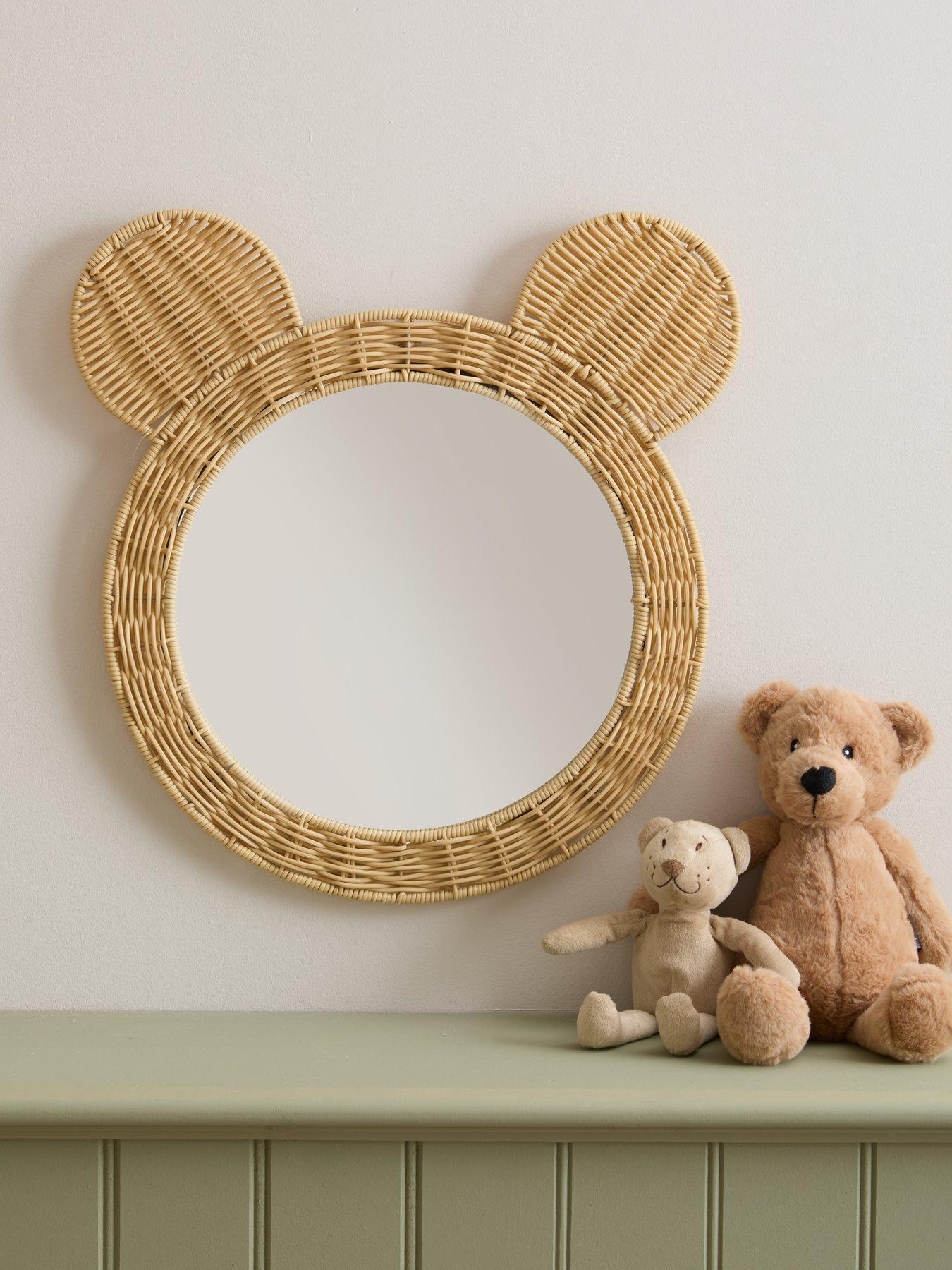 Image 1 of 5 of The Very Collection Bennie Bear Woven Mirror