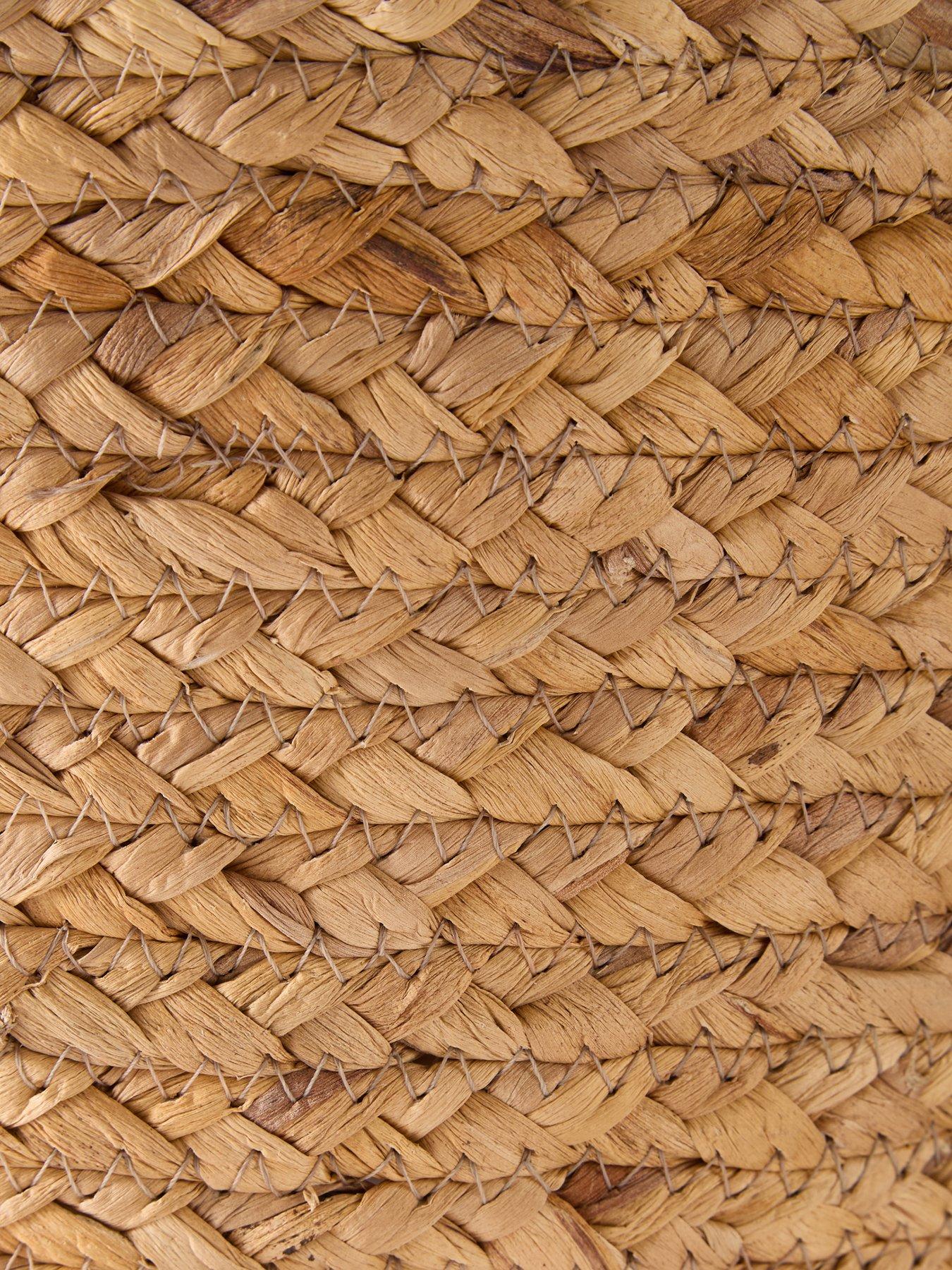  image of the-very-collection-daisy-embroidered-basket