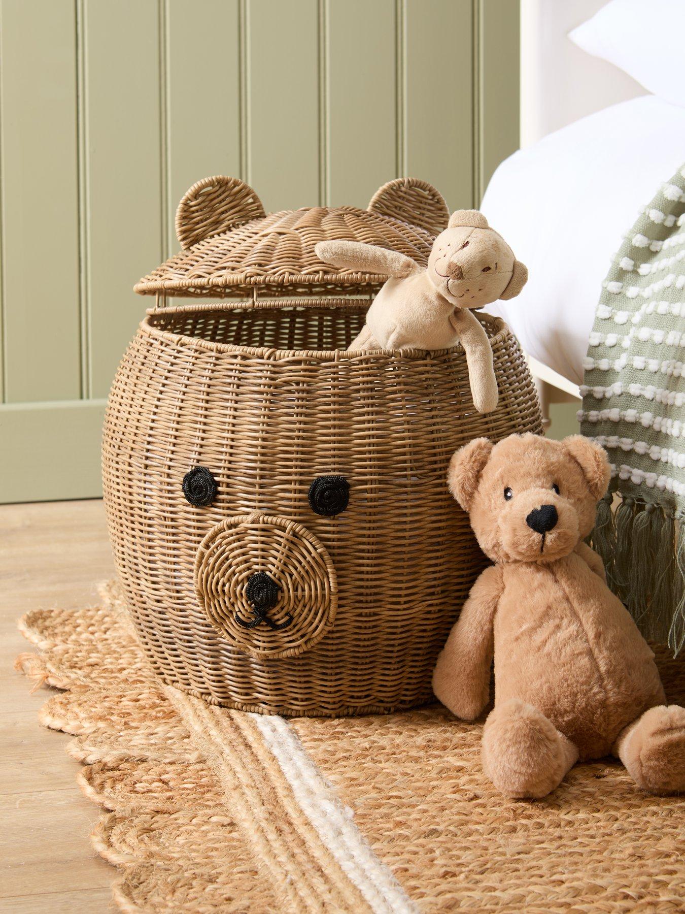 The Very Collection Bennie Bear Storage Basket