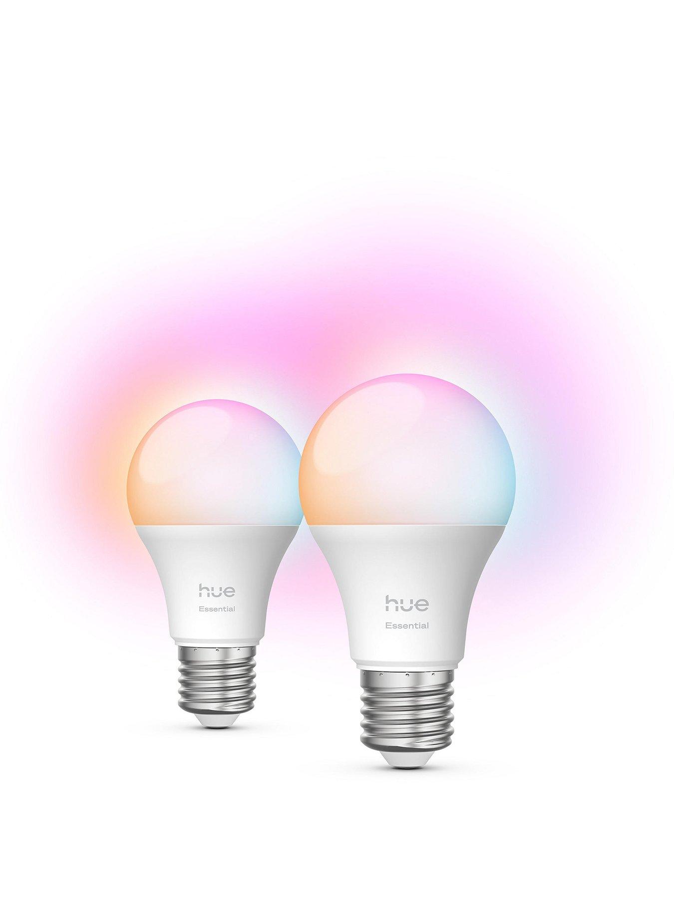 Image 1 of 7 of Philips Hue Essentials Colour A60 E27 2-pack