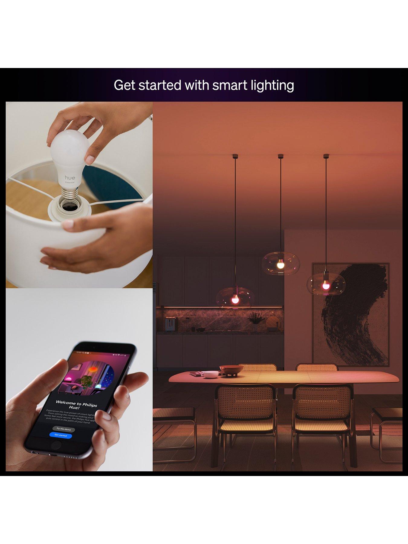 Image 3 of 7 of Philips Hue Essentials Colour A60 E27 2-pack