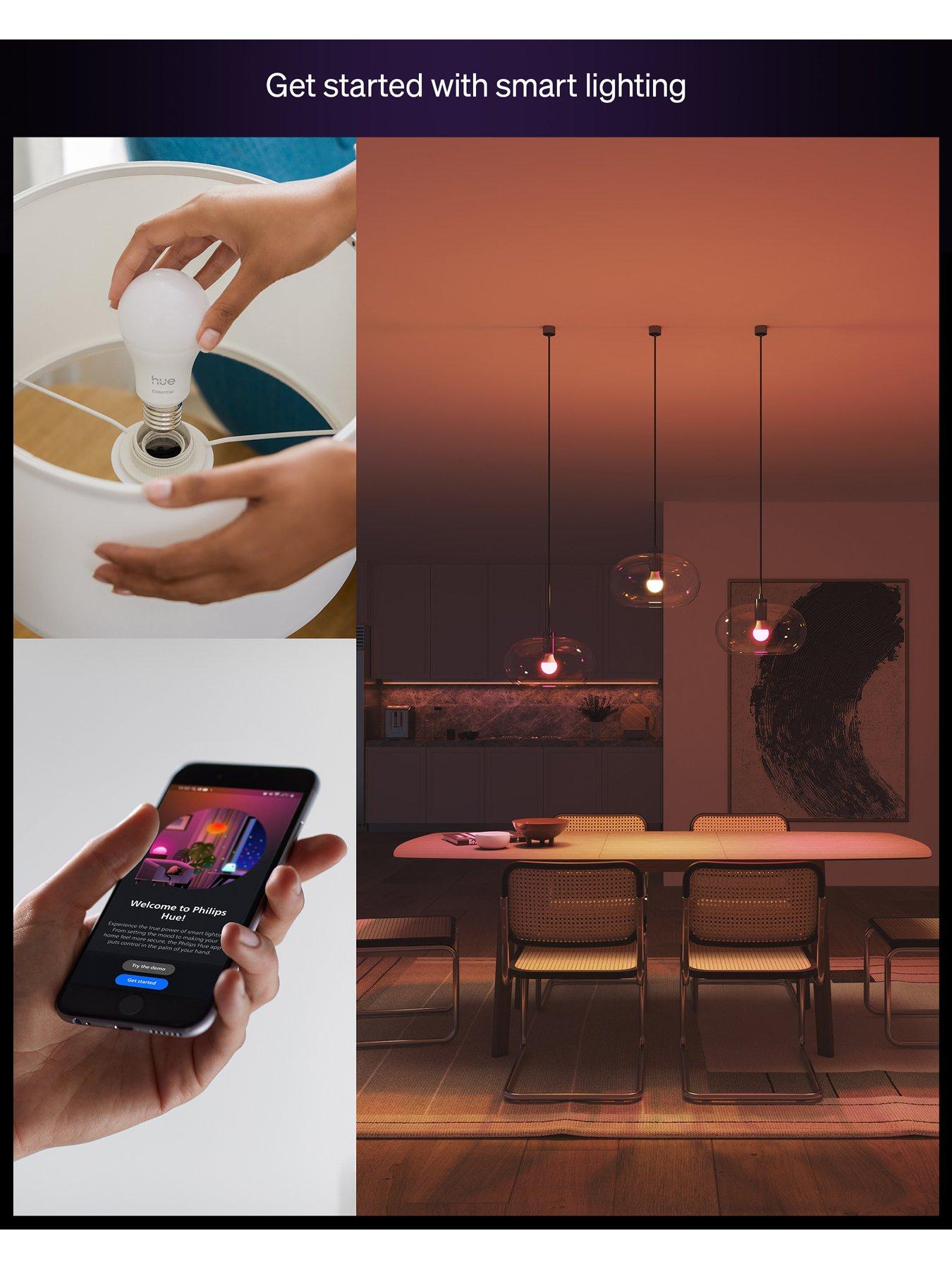  image of philips-hue-essentials-colour-a60-b22-2-pack