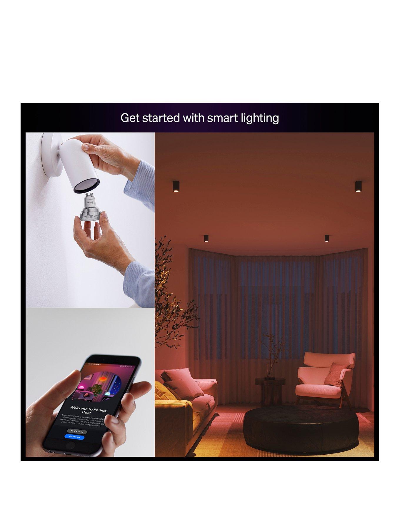 Philips Hue Essentials Colour GU10 3-pack