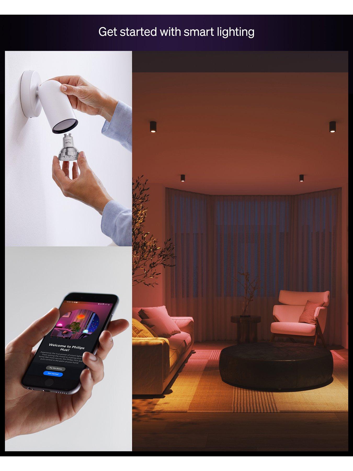  image of philips-hue-essentials-colour-gu10-3-pack