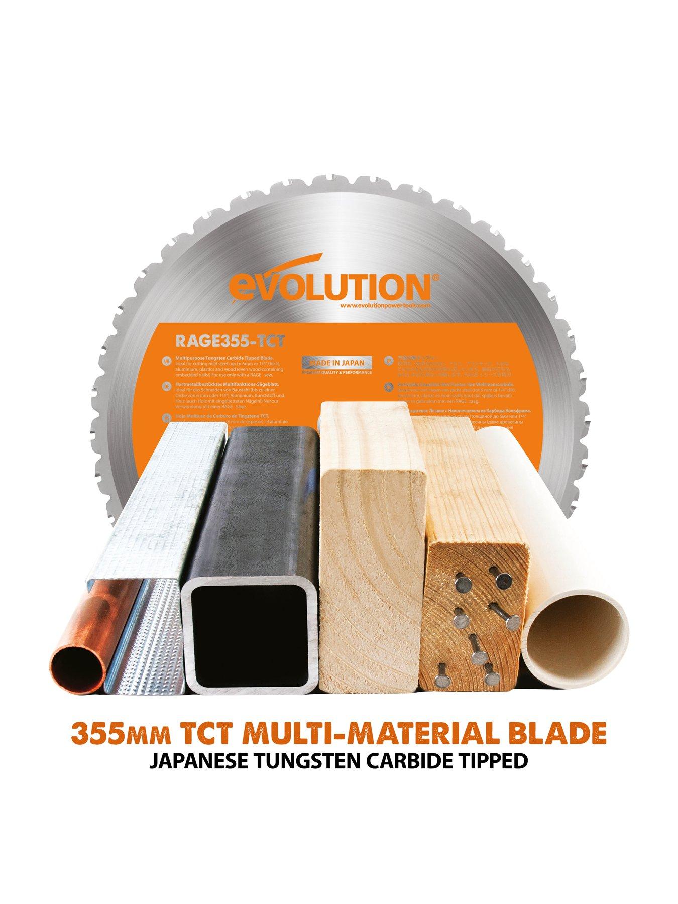 Image 2 of 7 of Evolution 355mm Multimaterial Cutting Tct Chop Saw