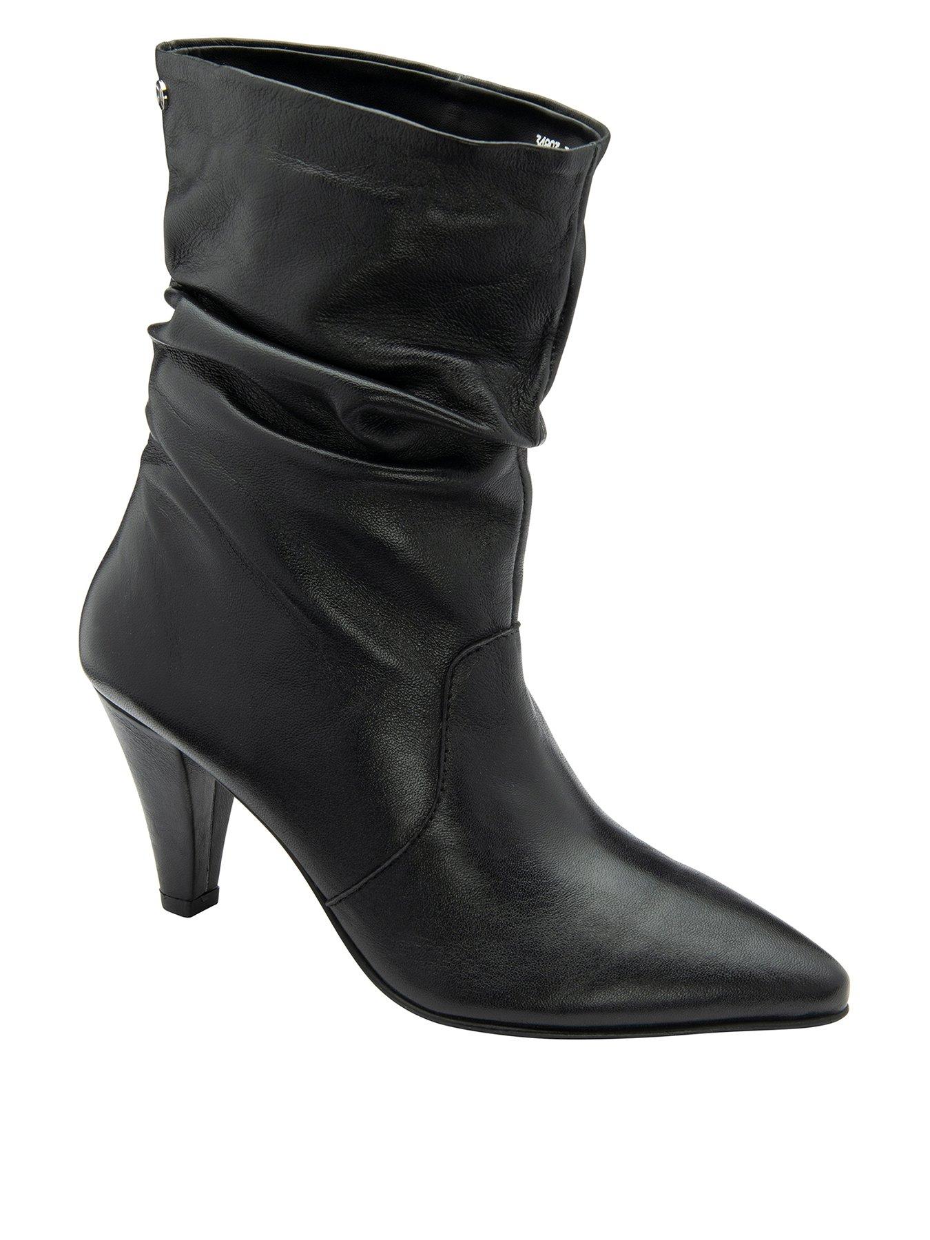 Ravel Gatton Slouchy Calf Boots - Black