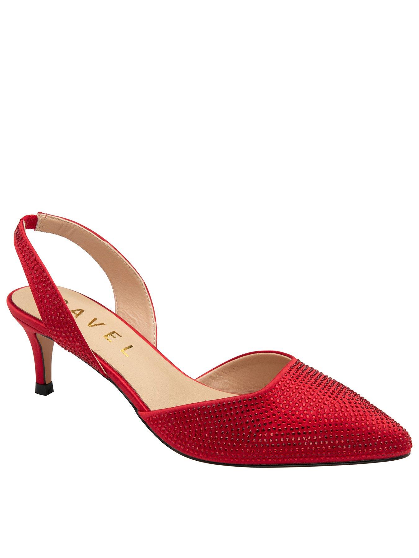 undefined Mallow Heel Shoes - Red