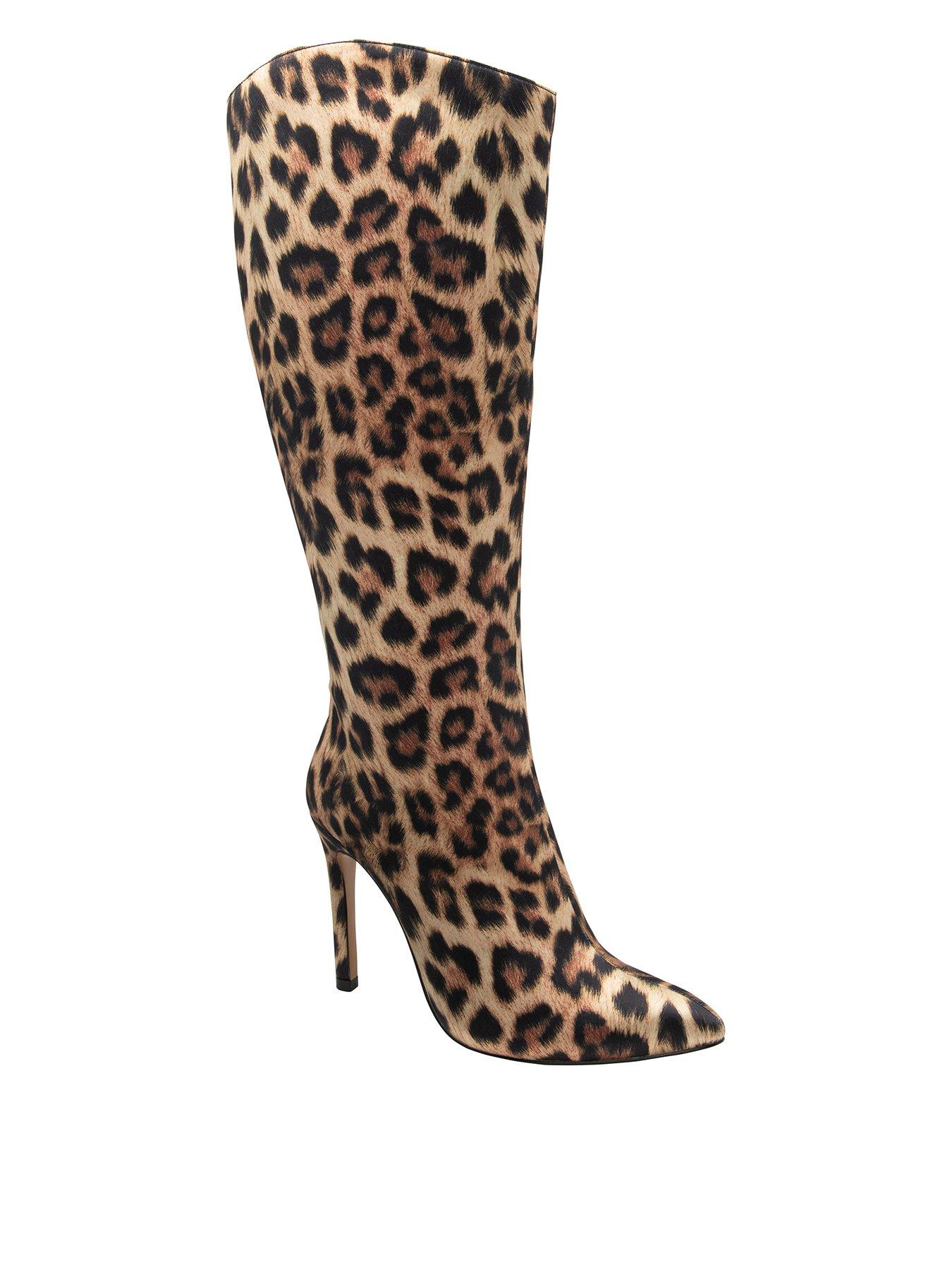Ravel Gibson Knee Boots - Leopard