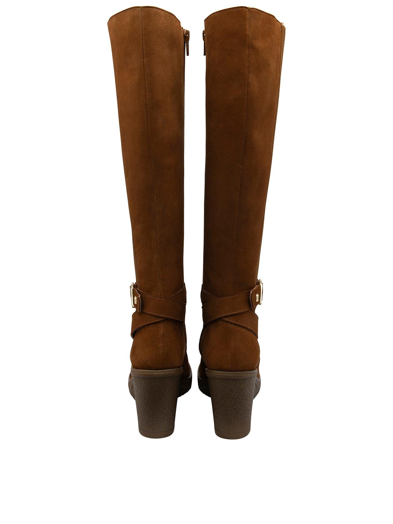  image of ravel-arkle-knee-boots-tan
