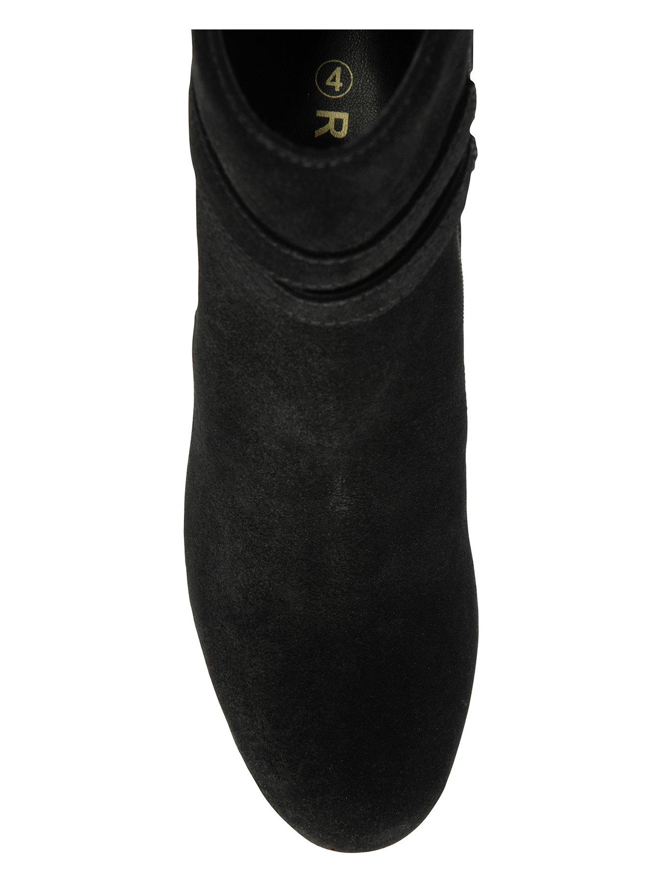 Image 4 of 4 of Ravel Alder Ankle Boots - Black
