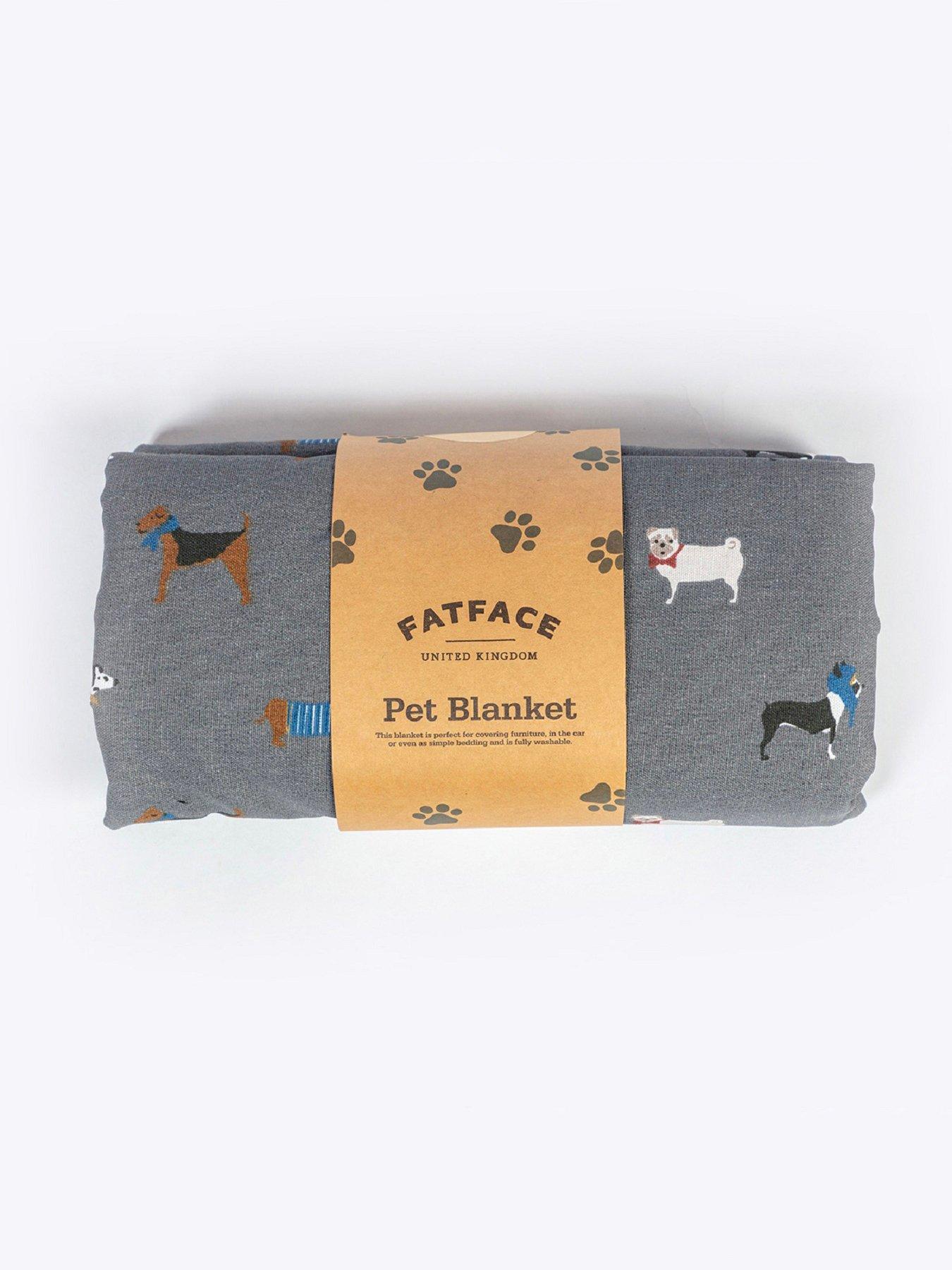 Image 2 of 3 of FatFace Marching Dogs Blanket Large