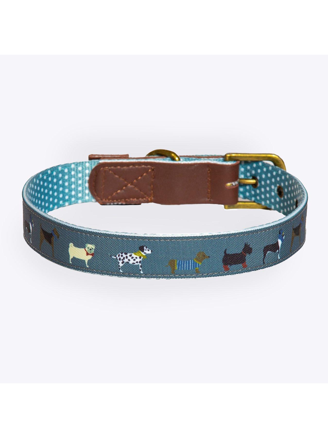Image 3 of 3 of FatFace Marching Dogs Collar Small 1.5cm