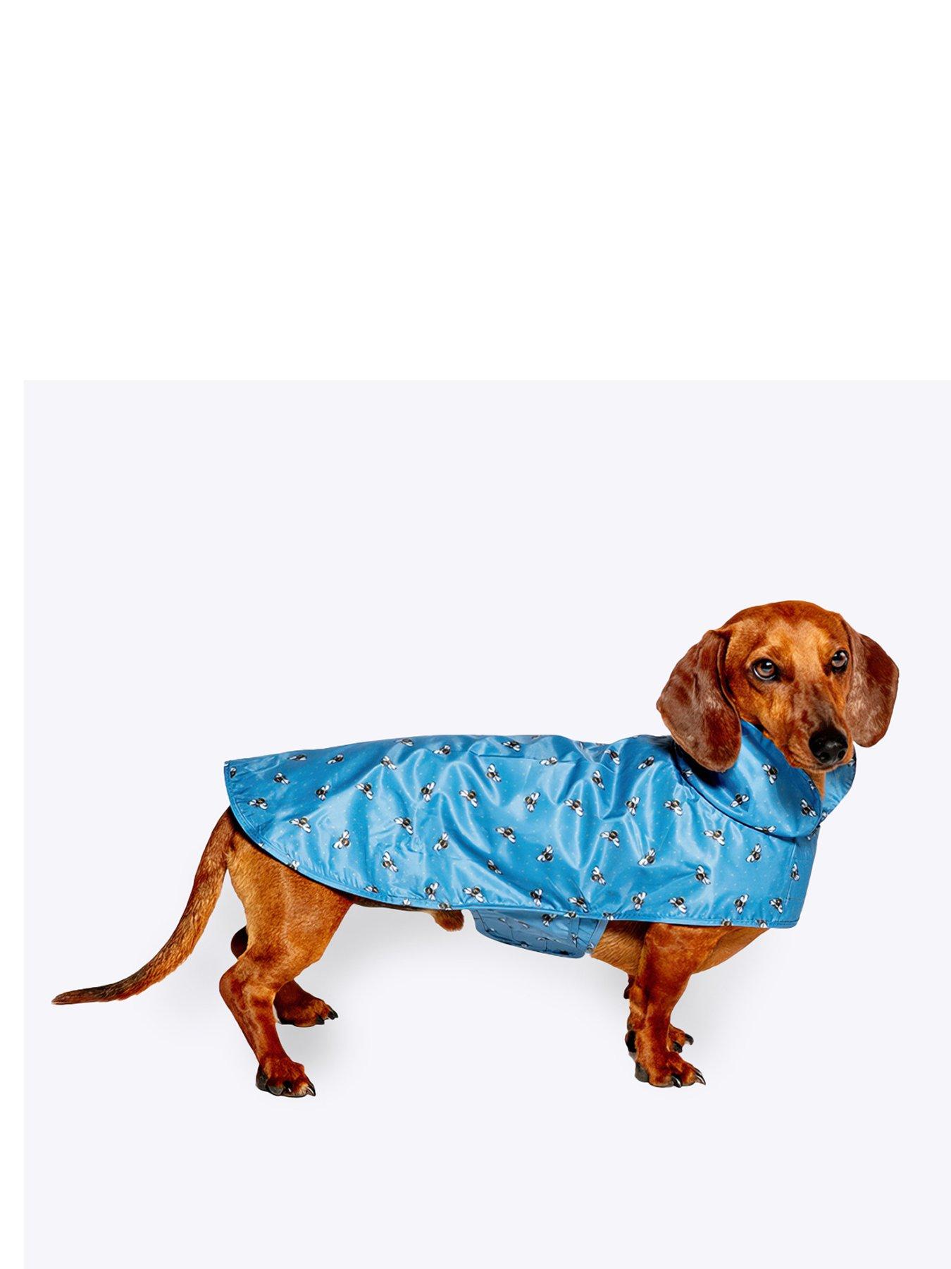 FatFace Spotty Bees Dog Raincoat