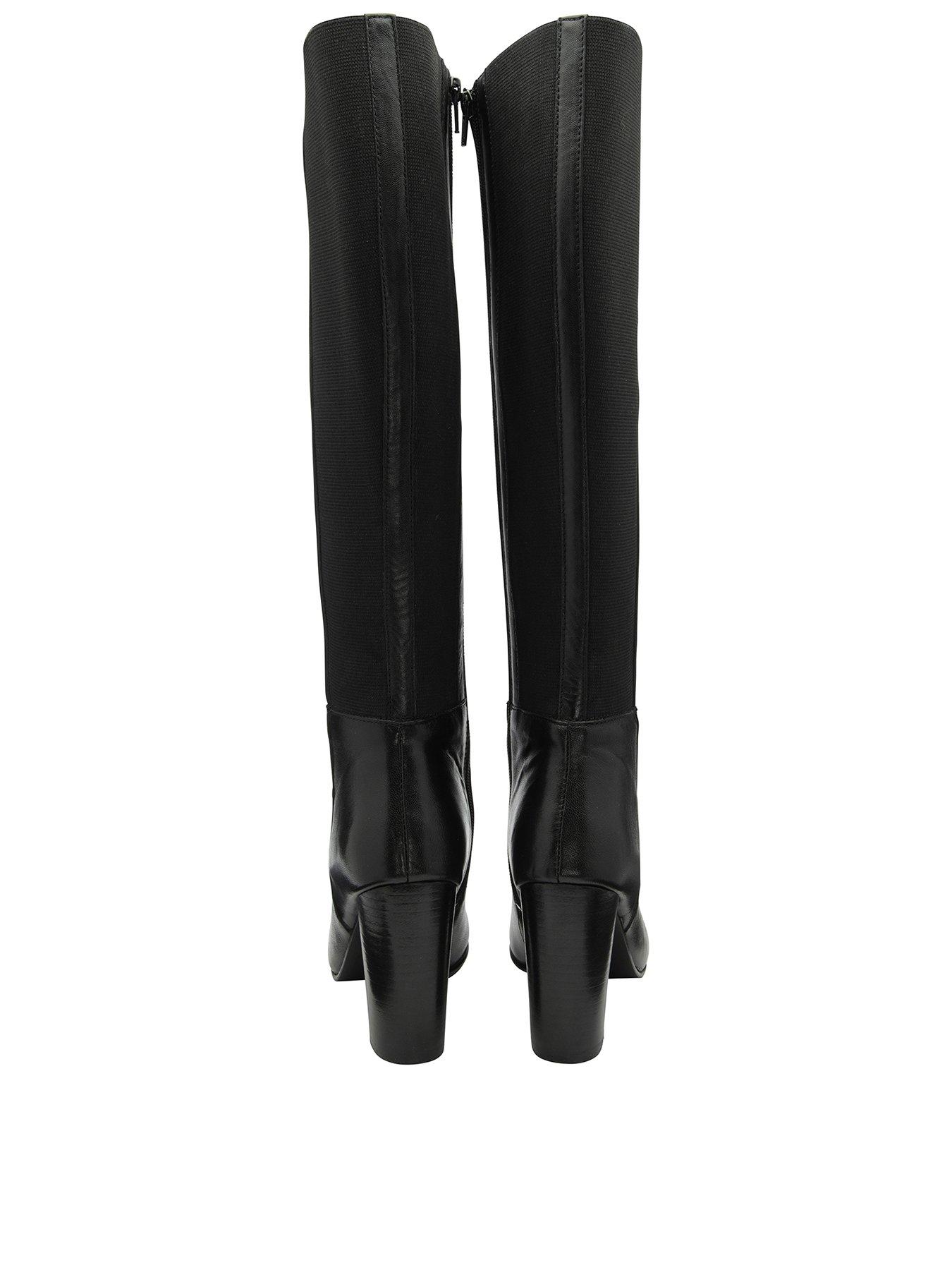 Image 3 of 4 of Ravel Bywell Knee Boots - Black Leather