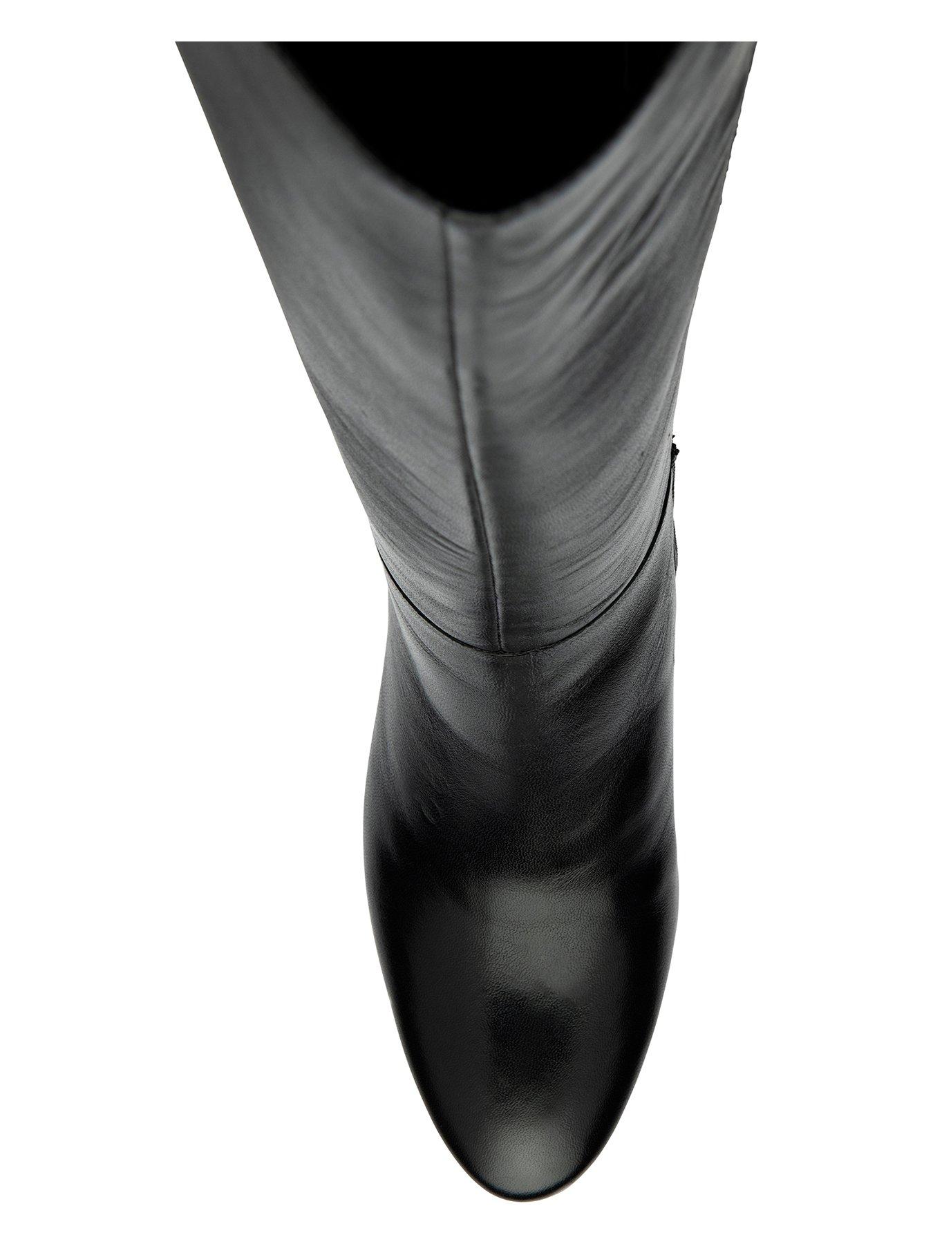 Image 4 of 4 of Ravel Bywell Knee Boots - Black Leather