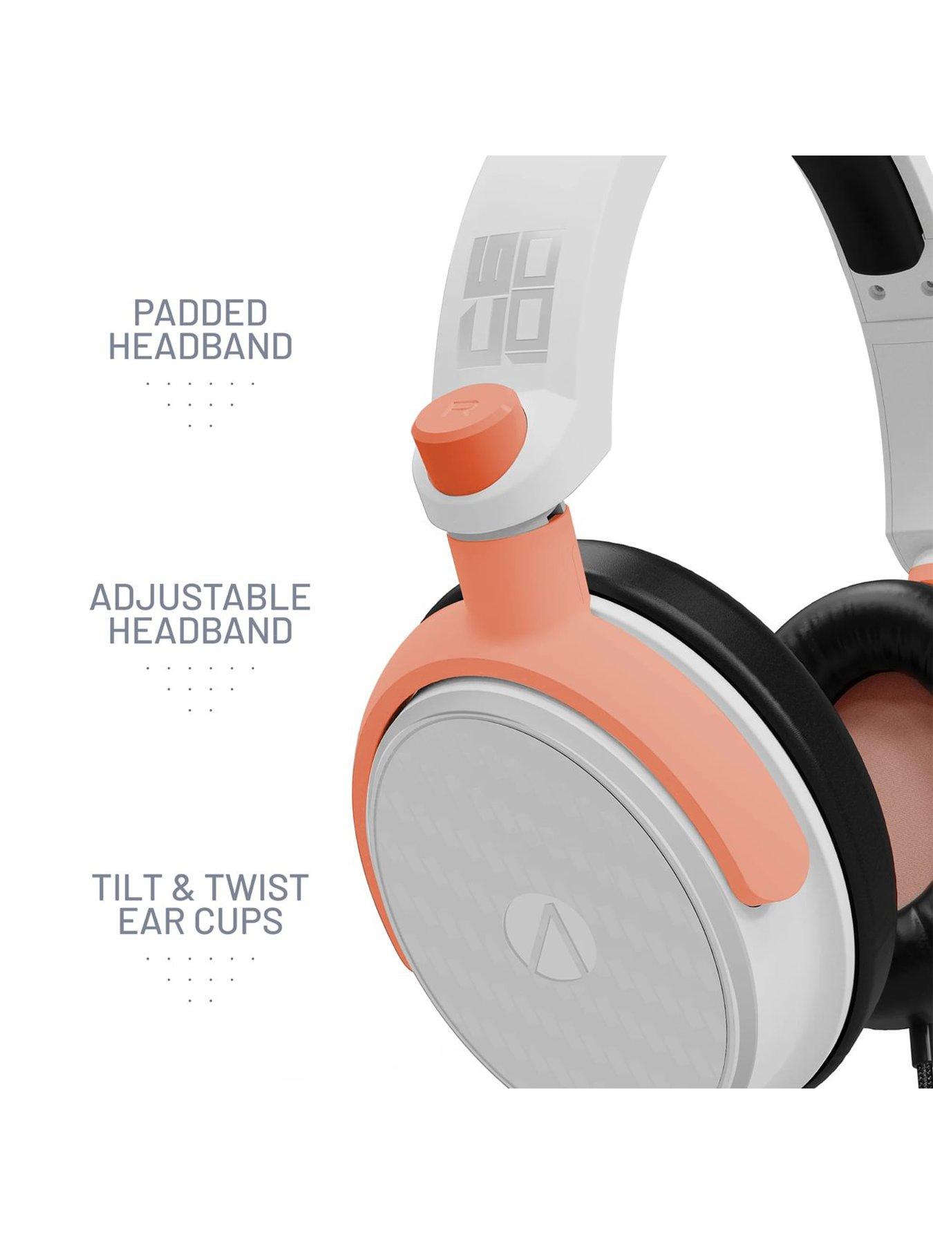 Image 3 of 7 of Stealth C6-100 Headset BURST - Peach &amp; White