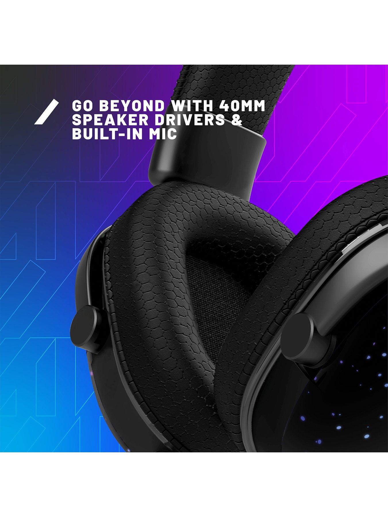 Image 4 of 8 of Stealth RADAR Light Up Headset &amp; Stand Bundle - Night Sky