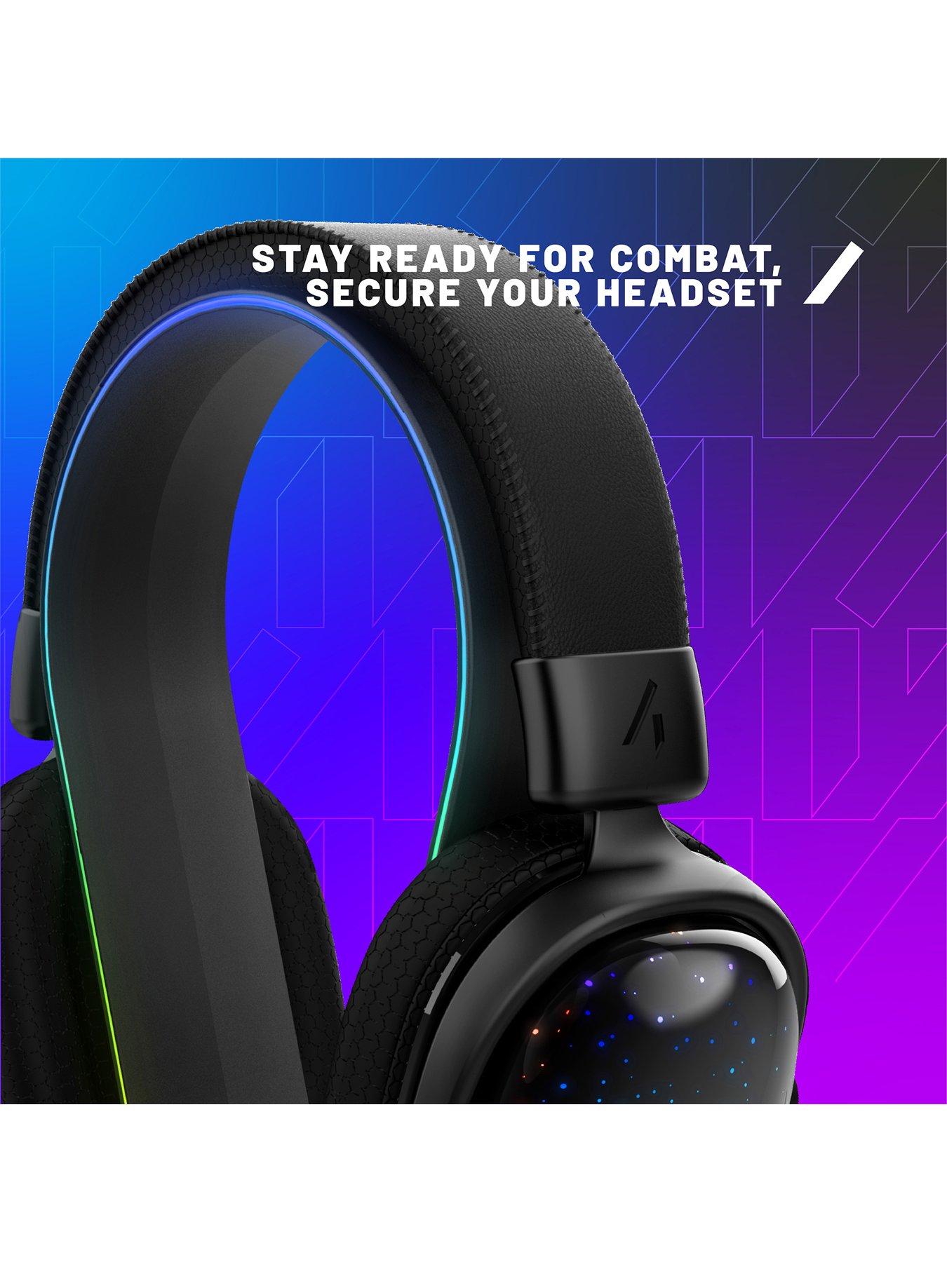 Image 6 of 8 of Stealth RADAR Light Up Headset &amp; Stand Bundle - Night Sky