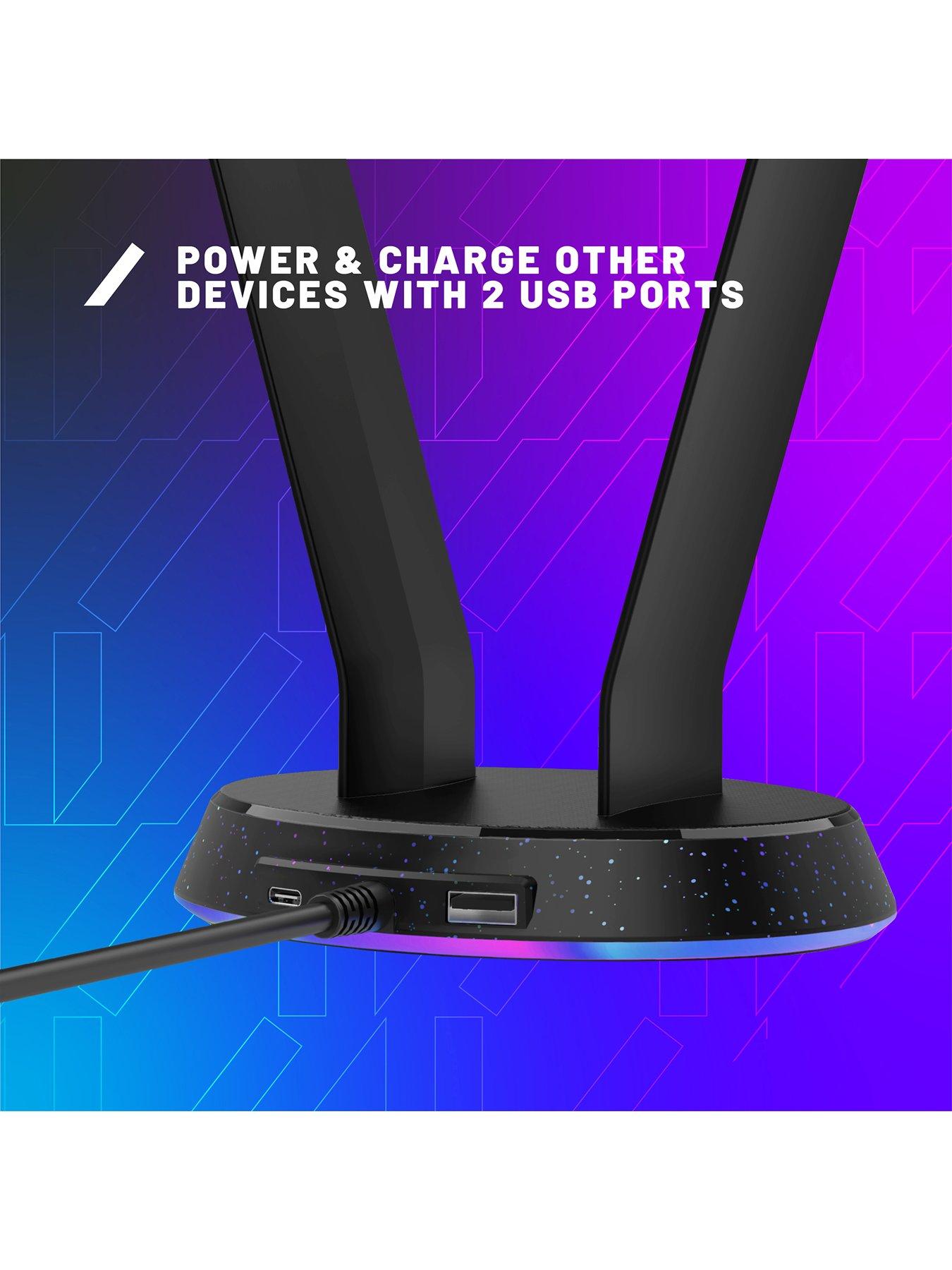 Image 7 of 8 of Stealth RADAR Light Up Headset &amp; Stand Bundle - Night Sky